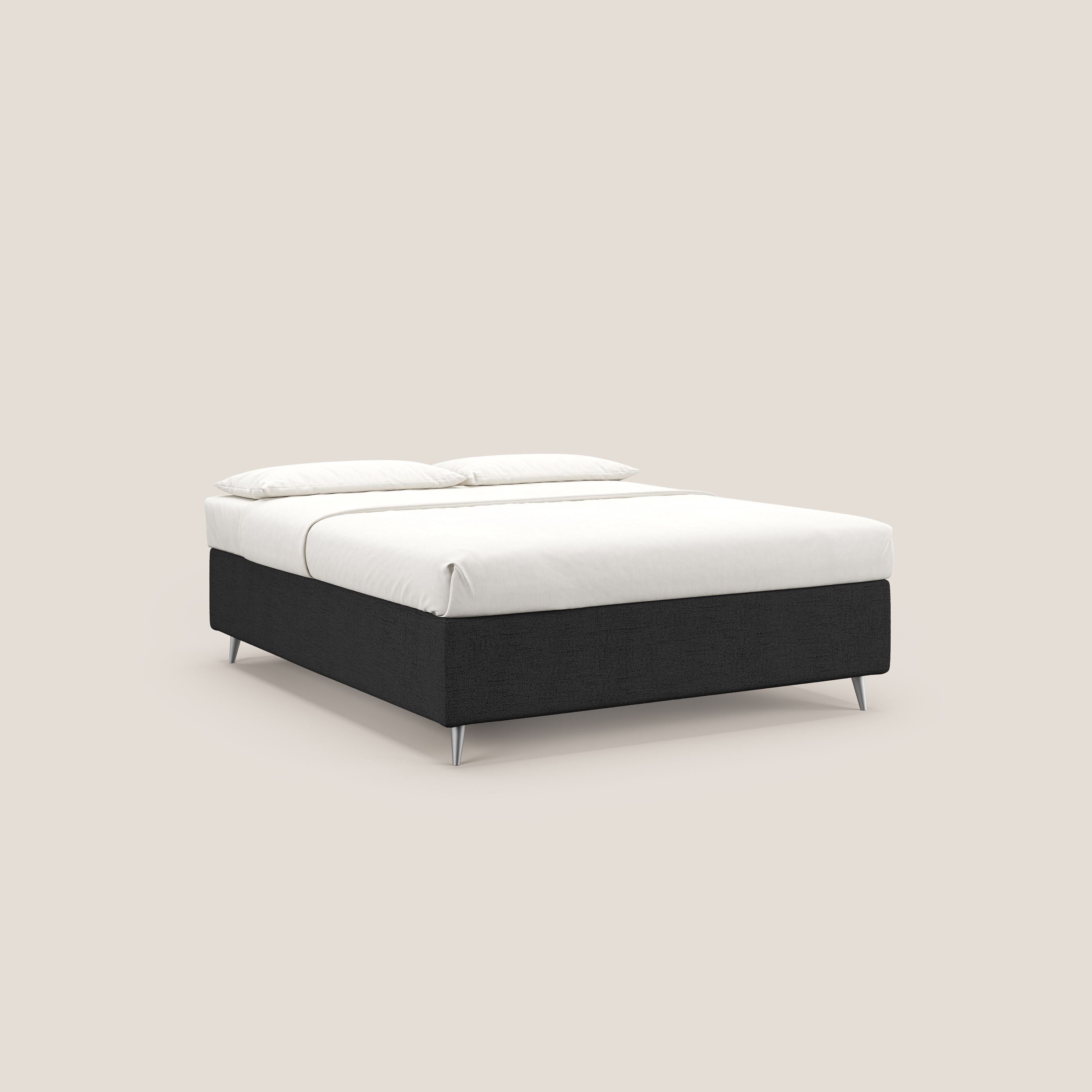 Febe sommier compatto con grande capienza del contenitore in tessuto impermeabile T03 antracite - divani.store