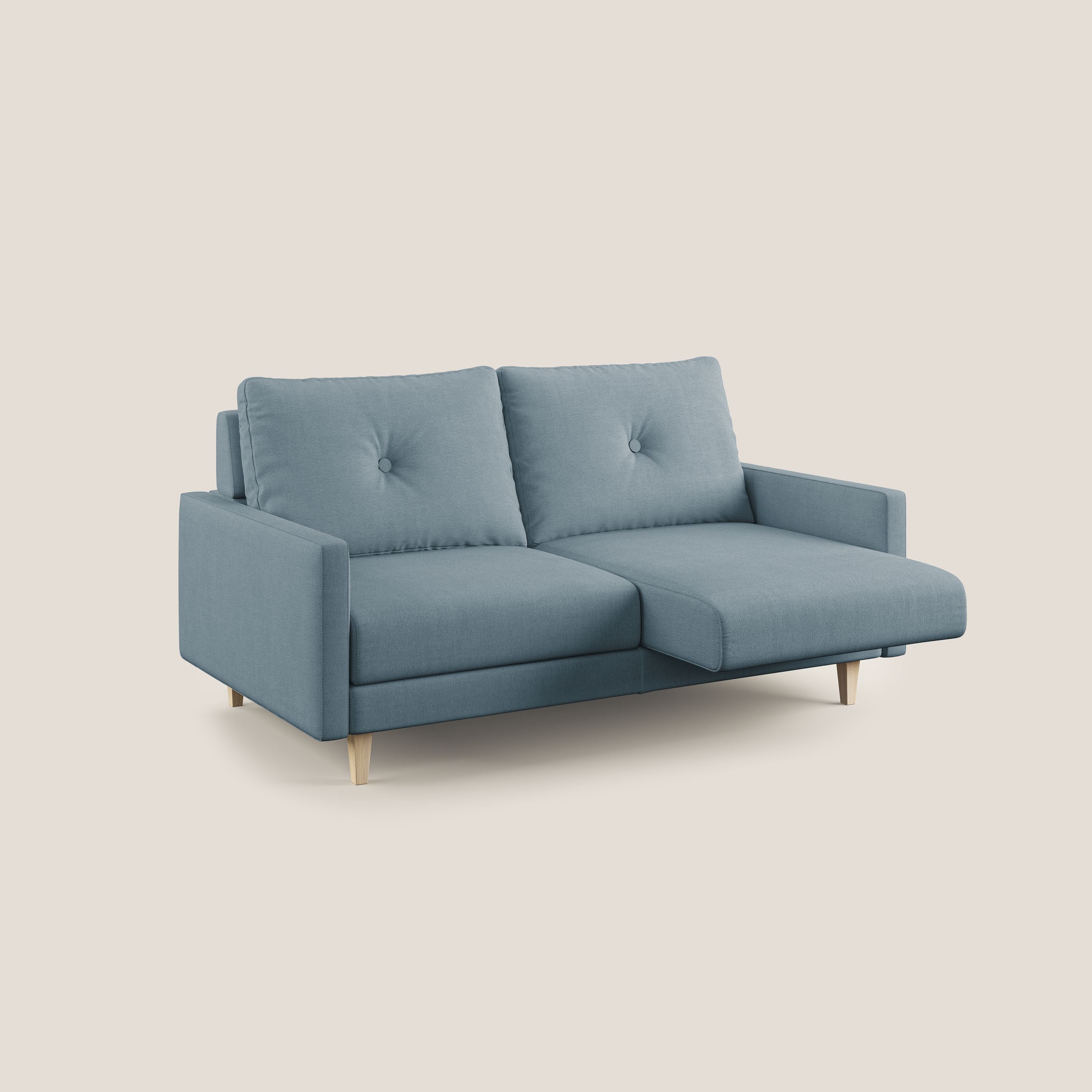 Matisse divano con sedute allungabili e schienali in piuma d'oca in tessuto smacchiabile T17 - divani.store