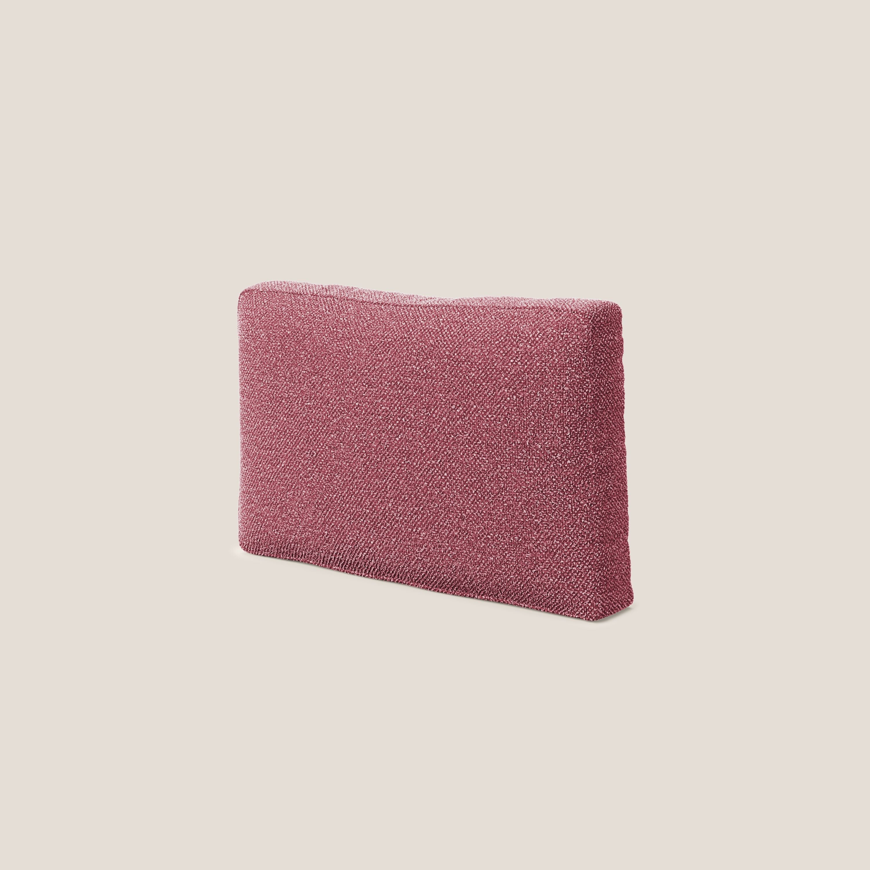 Nettuno cuscino schienale realizzato in tessuto bouclè impermeabile T07 rosso - divani.store