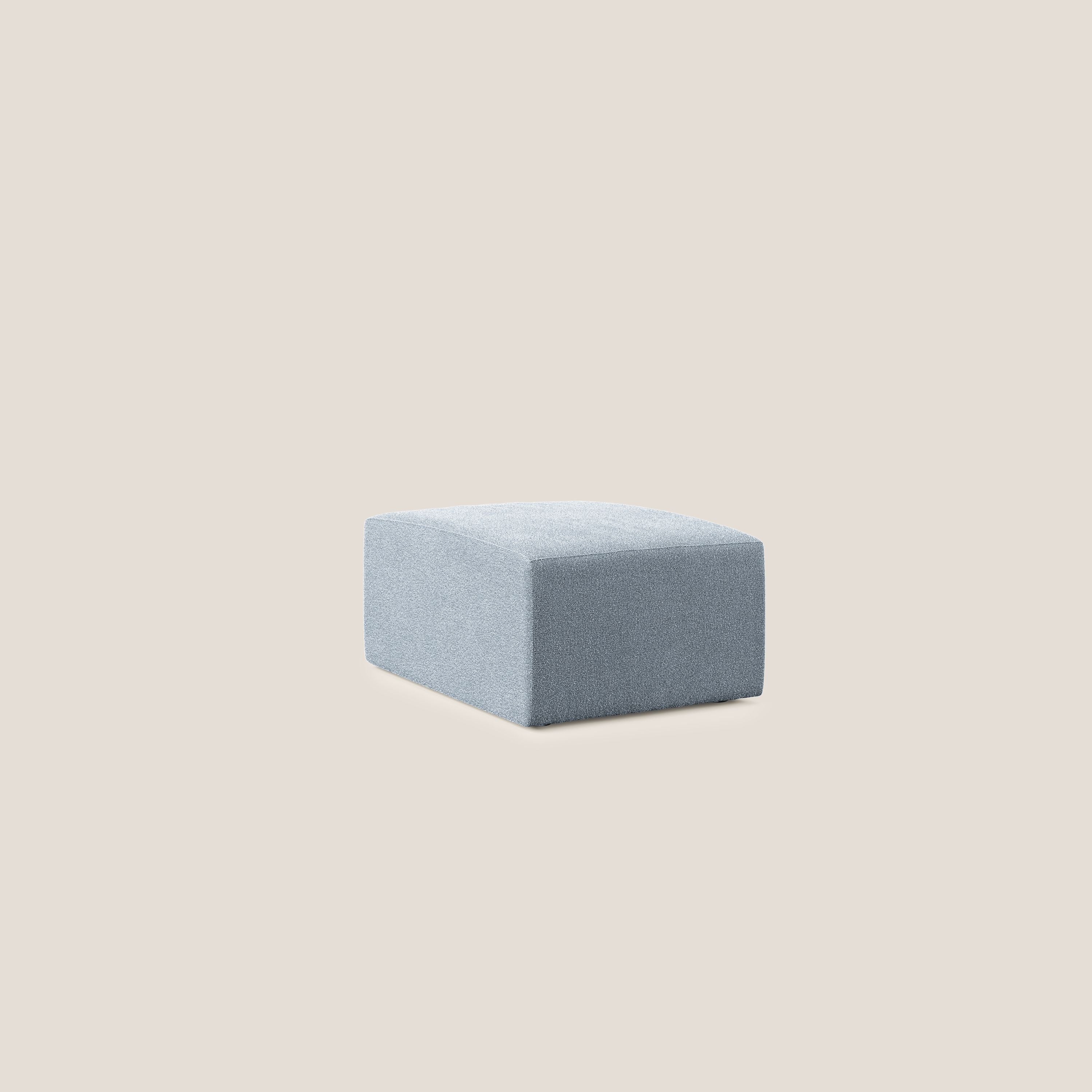 Shop online Nettuno modulo pouf in morbido tessuto bouclè T07 carta da zucchero - divani.store