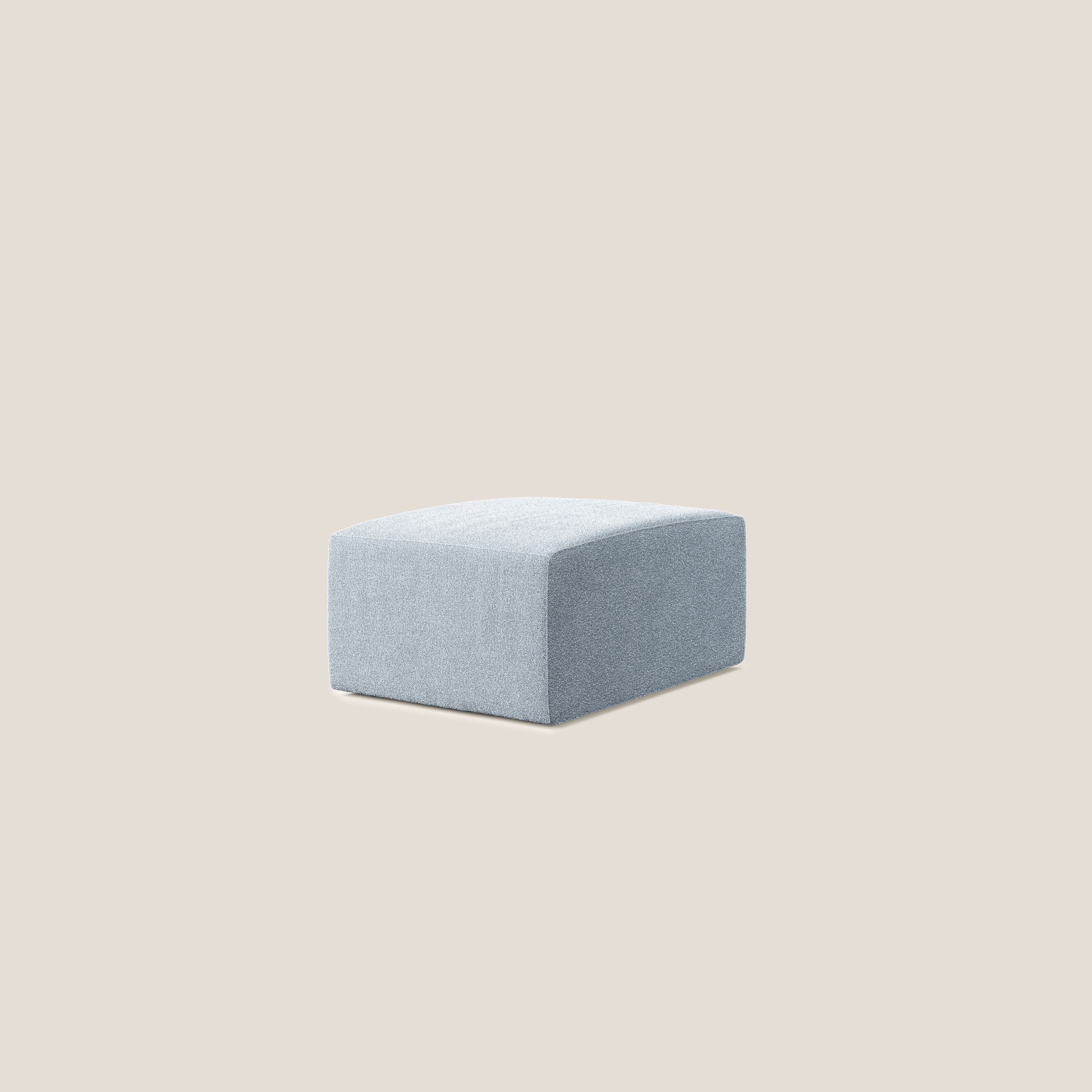 Nettuno modulo pouf in morbido tessuto bouclè T07 carta da zucchero - divani.store