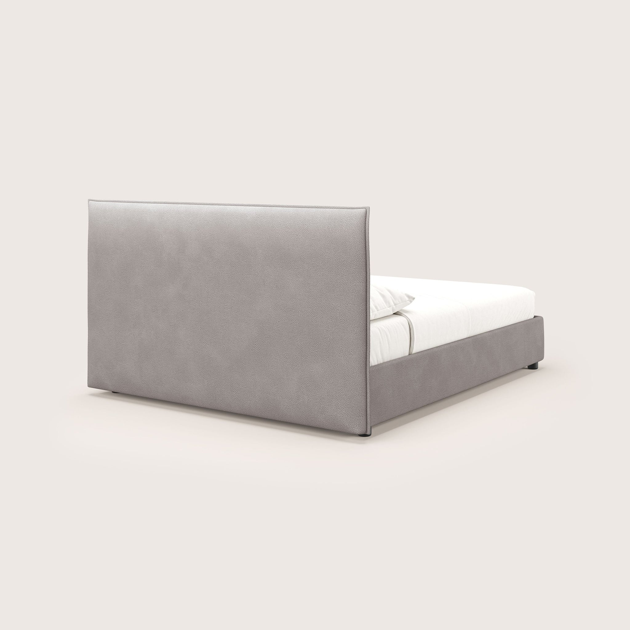 Nina lit coffre au design minimaliste en microfibre détachable effet cuir T15