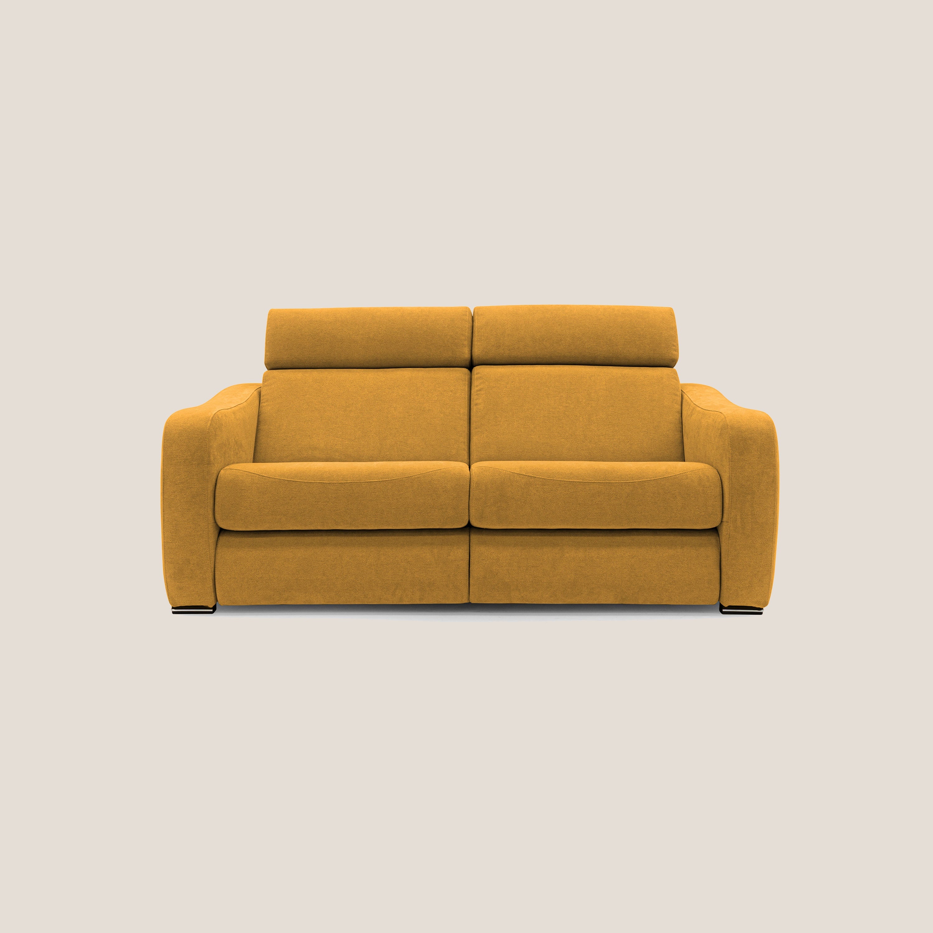 Gummy Divano con meccanismo relax elettrico giallo - divani.store