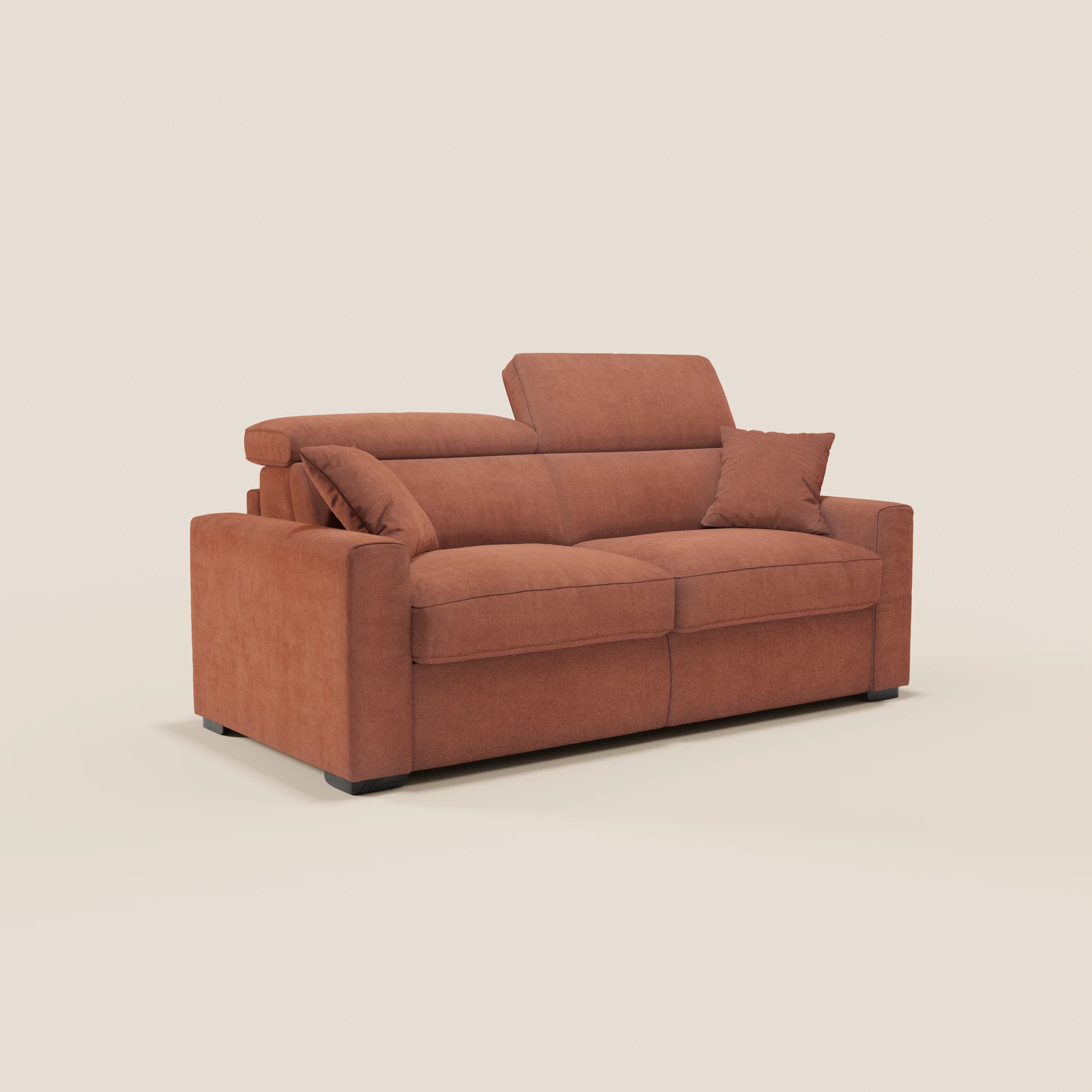 Maximus canapé-lit 3 places et matelas HAUT 20 cm - Appuie-têtes inclinables en tissu anti-taches Oeko-Tex