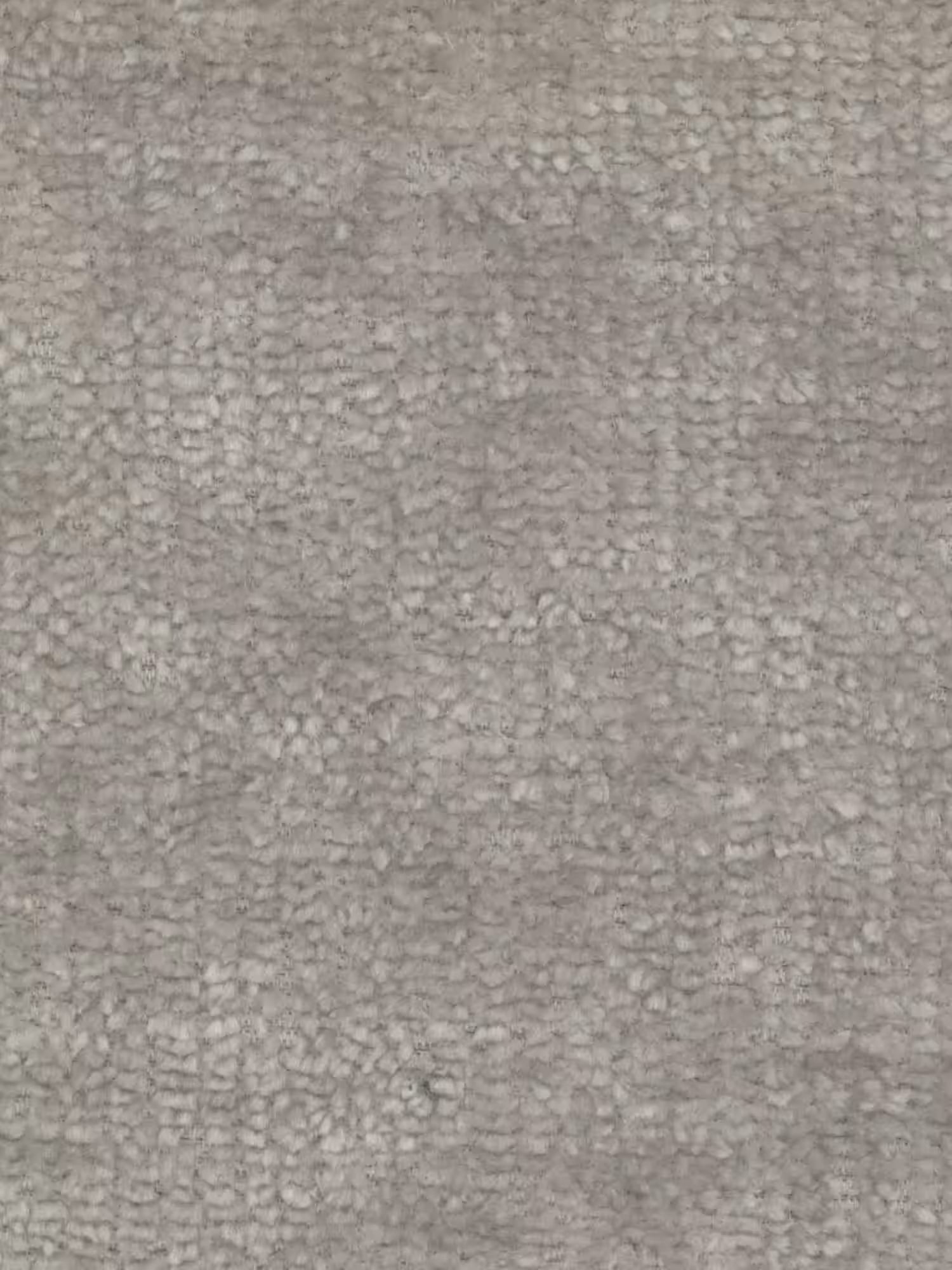 Primo piano della Luce Sedia, imbottita in morbido tessuto ciniglia di Divani.Store, caratterizzata da una raffinata trama ad anelli e da fibre morbide e fitte che creano sottili sfumature e un effetto screziato, il tutto su un elegante telaio in metallo nero.