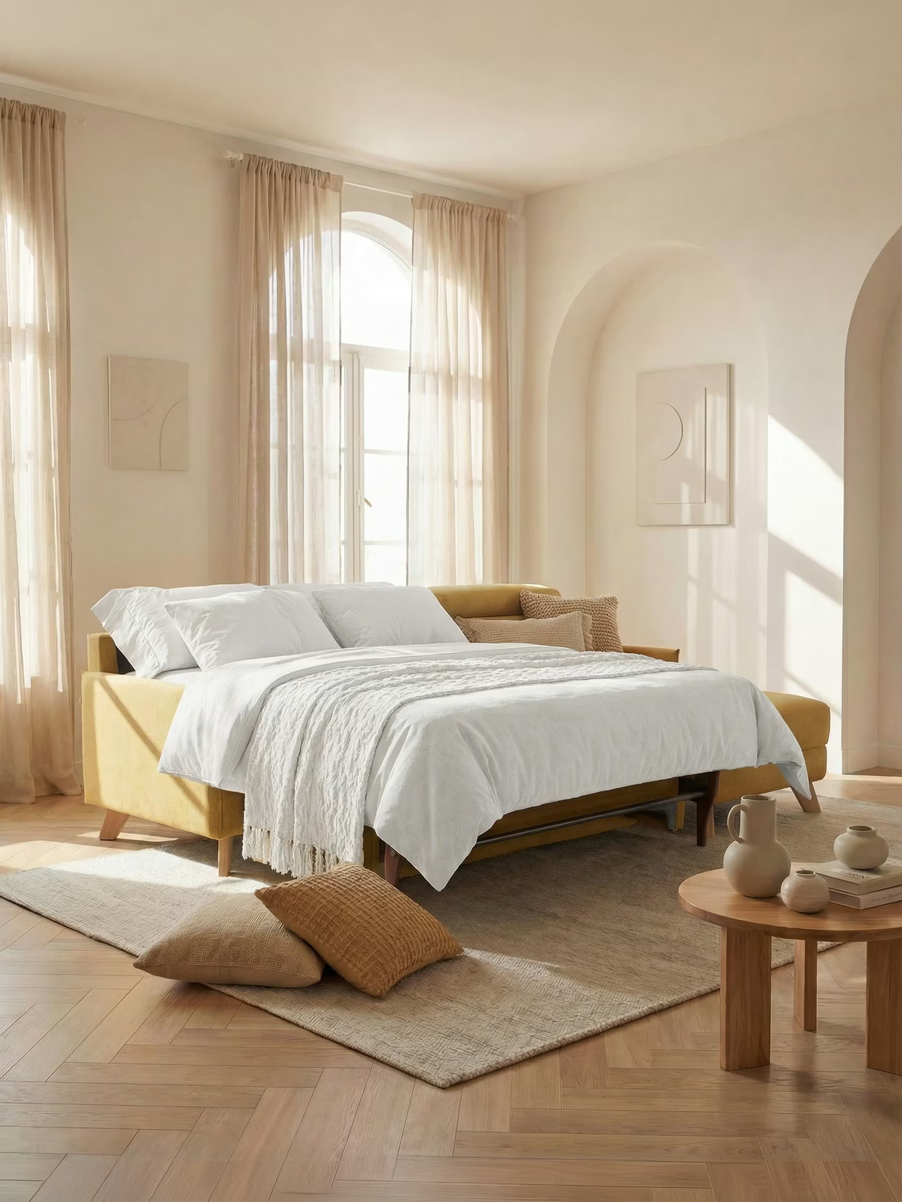 Sole Canapé d'angle convertible avec chaise longue avec coffre et têtières inclinables - tissu détachable T23