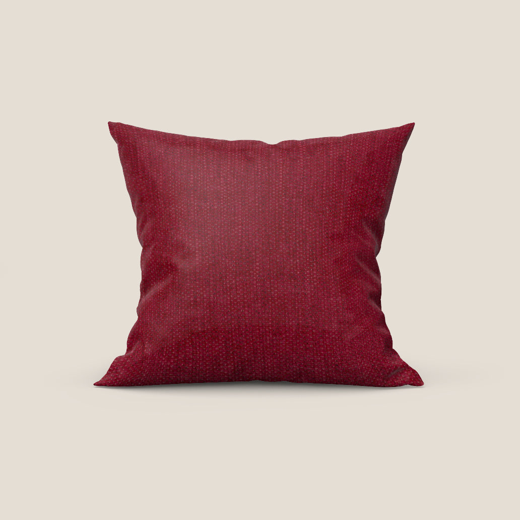 Miami cuscino disponibile in diversi colori realizzato in morbido tessuto impermeabile T14 rosso - divani.store