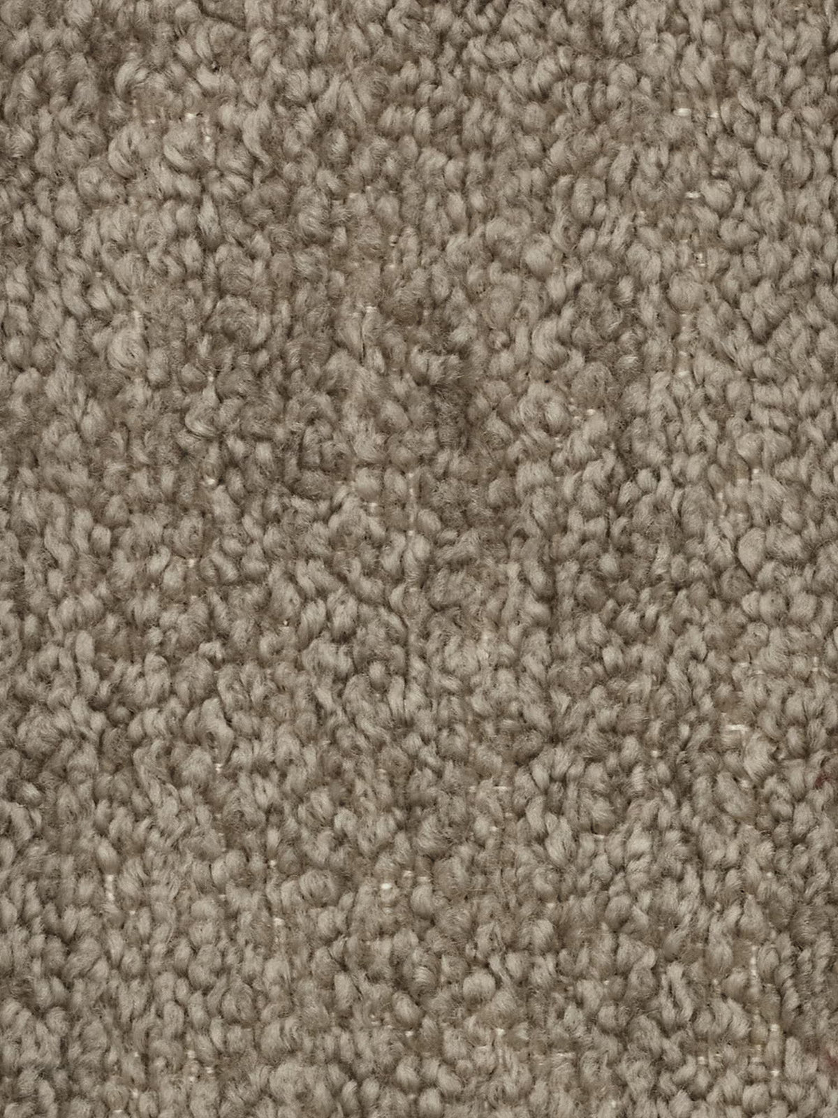 Primo piano del divano componibile a 3 posti “Mosaic” in bouclé di Divani.Store, caratterizzato da fibre ad anello molto fitte nei toni del beige e del marrone chiaro che ricordano il tessuto bouclé. Il tessuto smacchiabile T21 presenta una superficie leggermente irregolare con sottili variazioni di colore su tutta la superficie; nell'immagine non sono visibili motivi distinti né macchie.