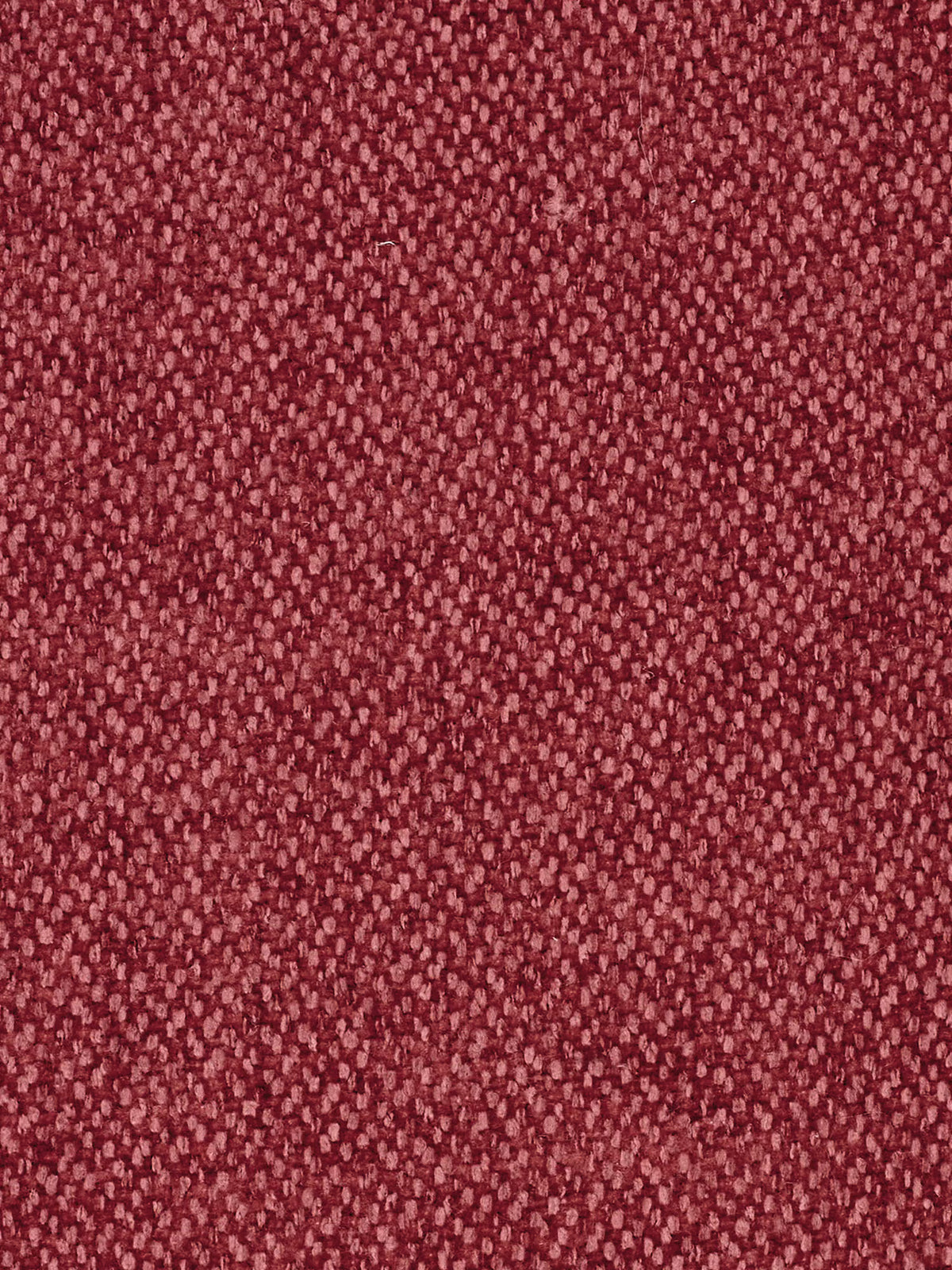 Primo piano del divano letto angolare con penisola contenitore Evans di Divani.Store, realizzato in tessuto T23 rosso testurizzato e resistente alle macchie, con una trama fitta e uniforme, perfetta per la tappezzeria. I fili, piccoli e ben fitti, formano un motivo delicato, mentre le lievi variazioni nelle tonalità di rosso conferiscono al tessuto un aspetto ricco e morbido. Questo tessuto resistente è tinto in modo uniforme ed è ideale per un uso duraturo sul tuo divano componibile preferito di