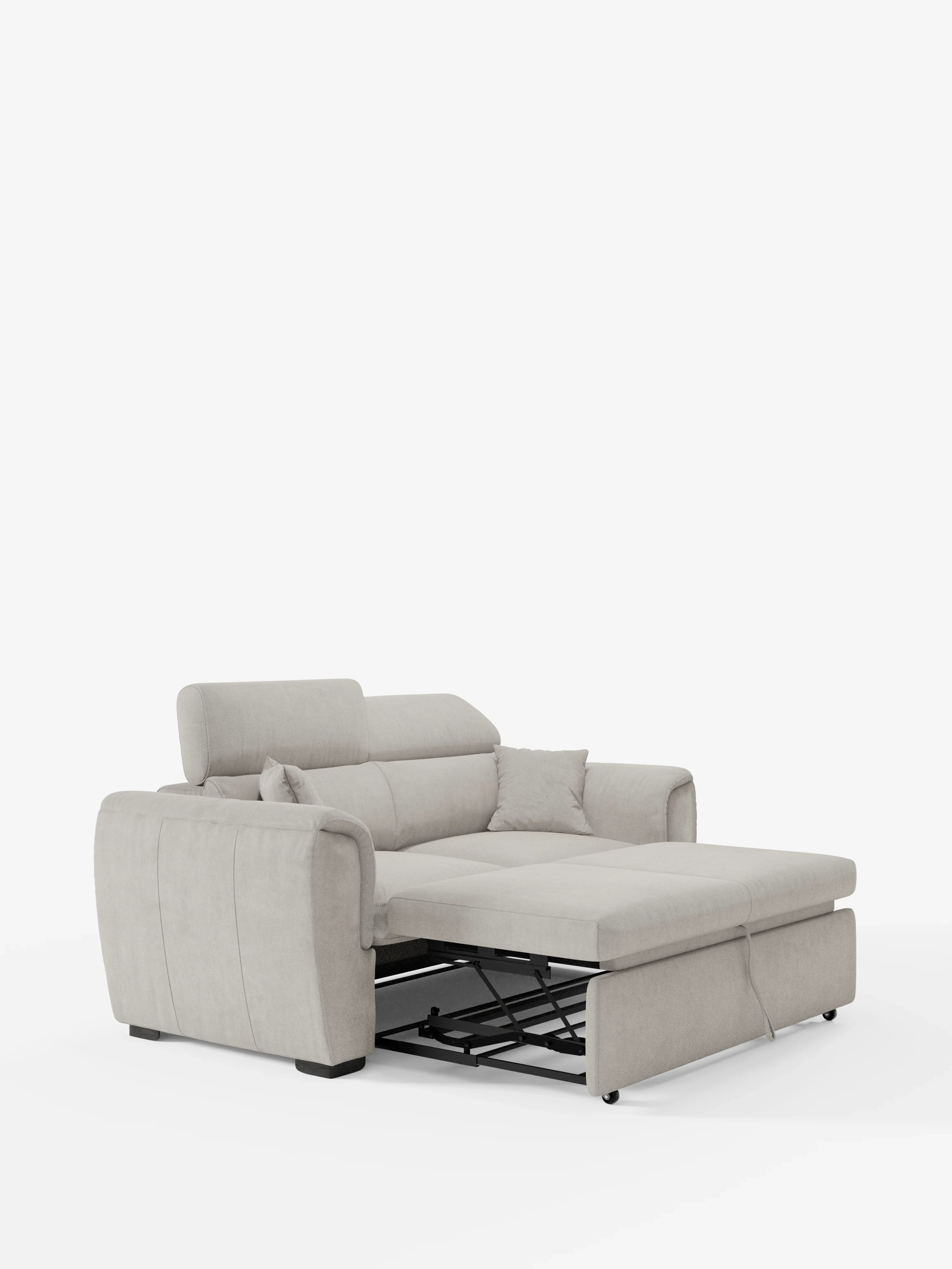 Titano Canapé 2 places extensible avec appuie-têtes inclinables en tissu anti-taches Oeko-Tex®