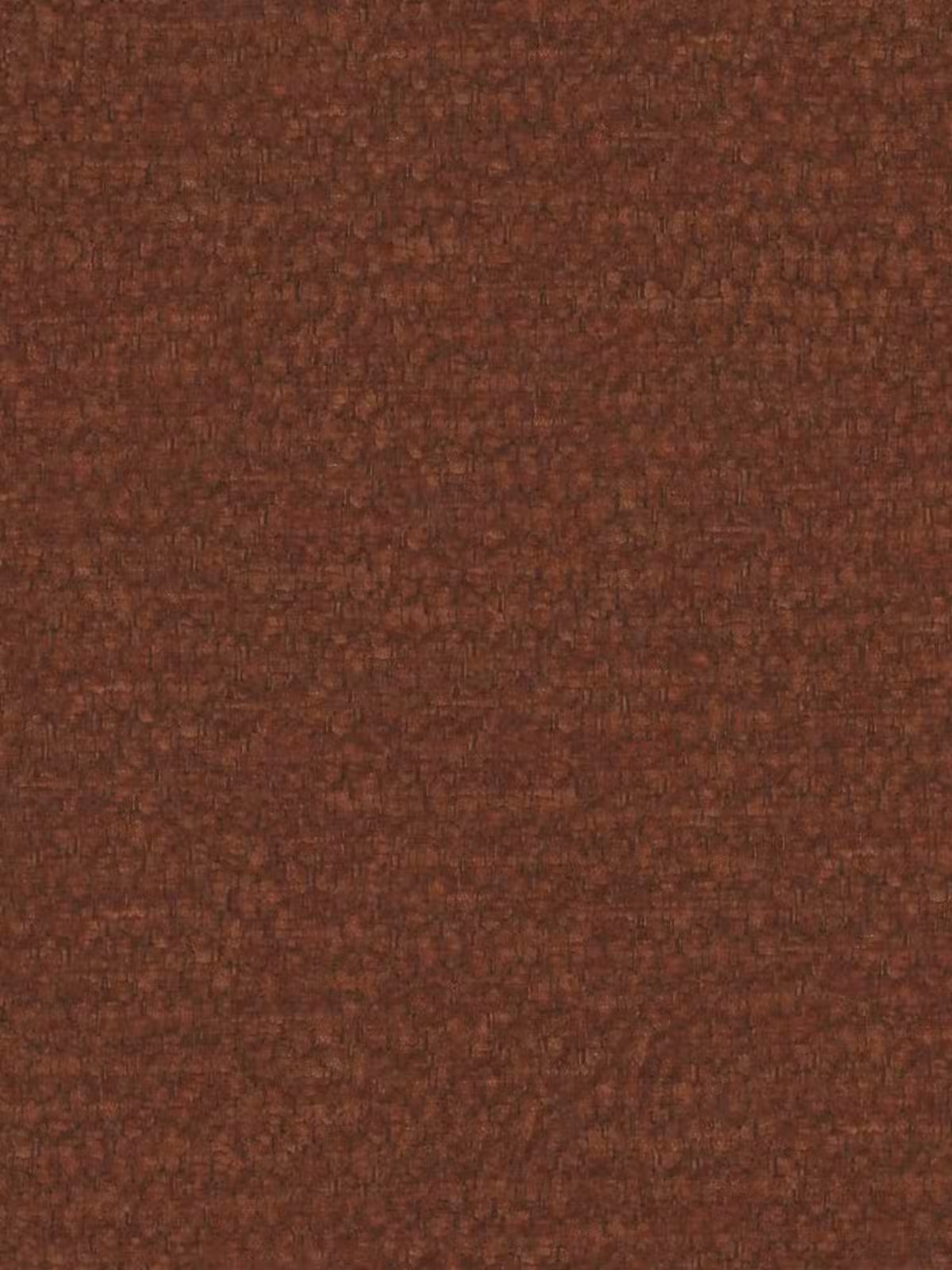 Primo piano del tessuto certificato Oeko-Tex® utilizzato per il letto imbottito ARKAM di Letti.store, dotato di contenitore e testiera con lavorazione verticale. Il tessuto presenta una trama fitta e strutturata in una tonalità di marrone-rossastro intenso, che conferisce un aspetto uniforme, morbido e resistente al tempo stesso: l’ideale per lo stile shabby chic di questo letto imbottito. Non sono visibili macchie, segni o difetti nella trama.