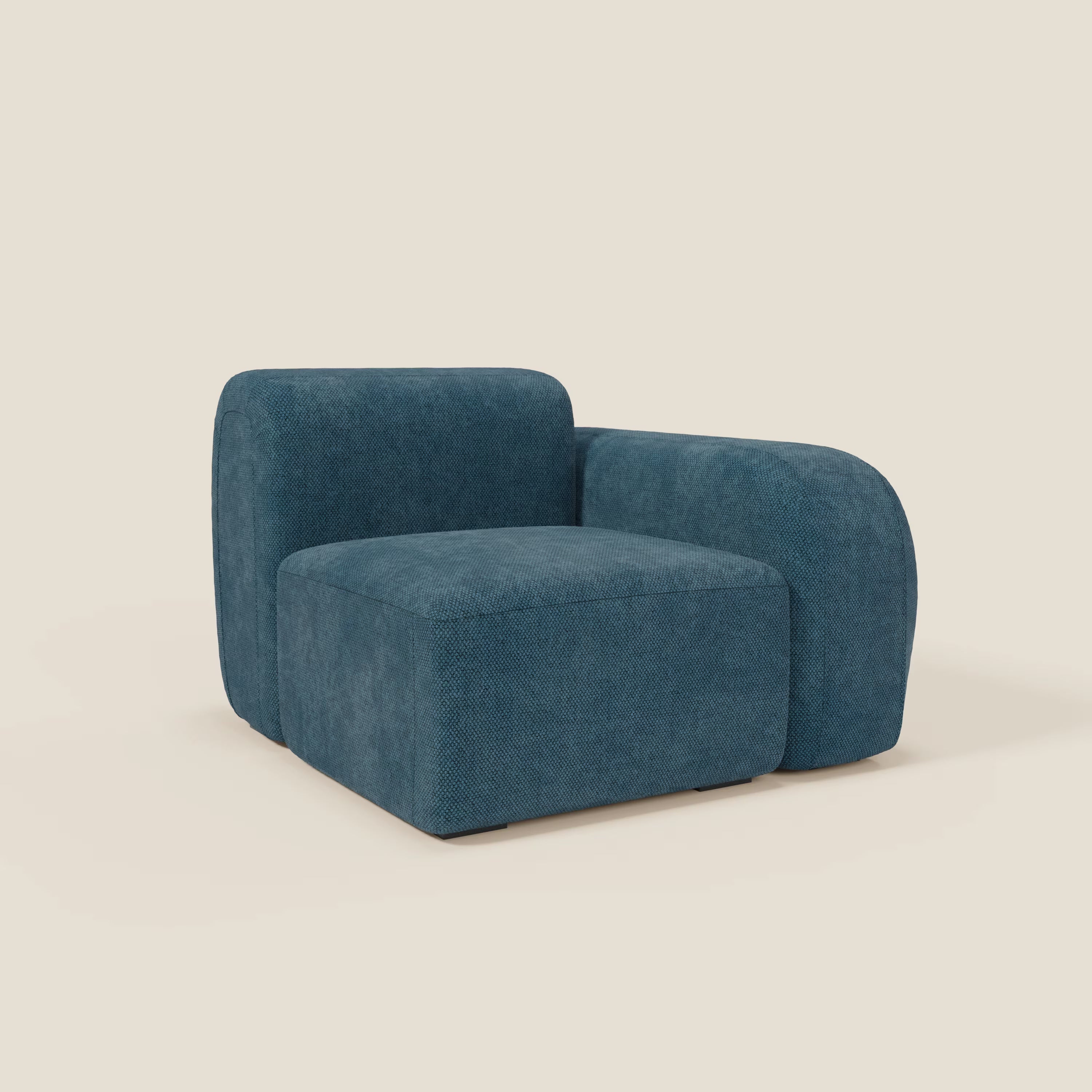 BonBon module terminal 105 cm droit ou gauche - Édition Grande Fratello bleu canard