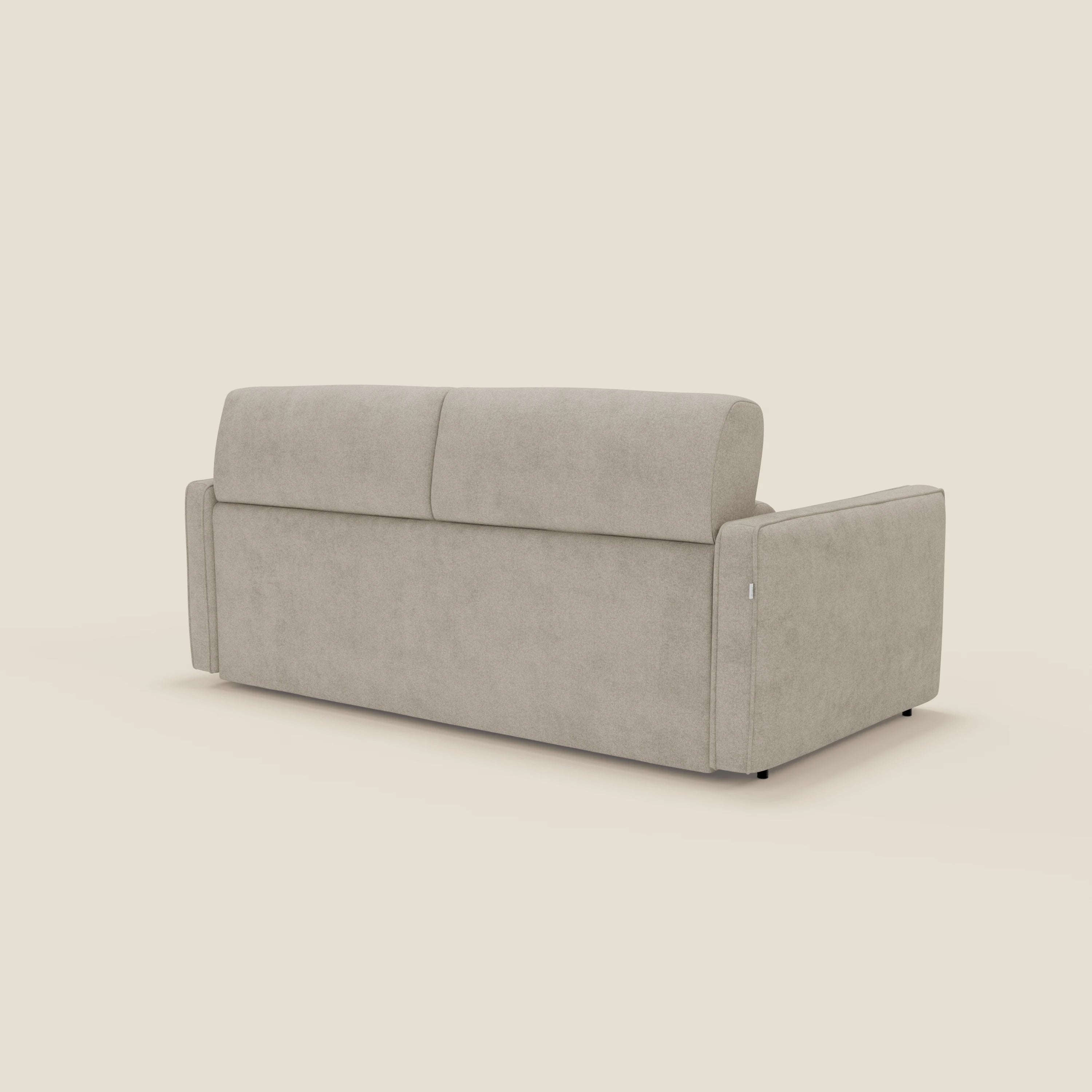 Nivon Canapé convertible moderne avec têtière en tissu détachable à l'eau T25 beige