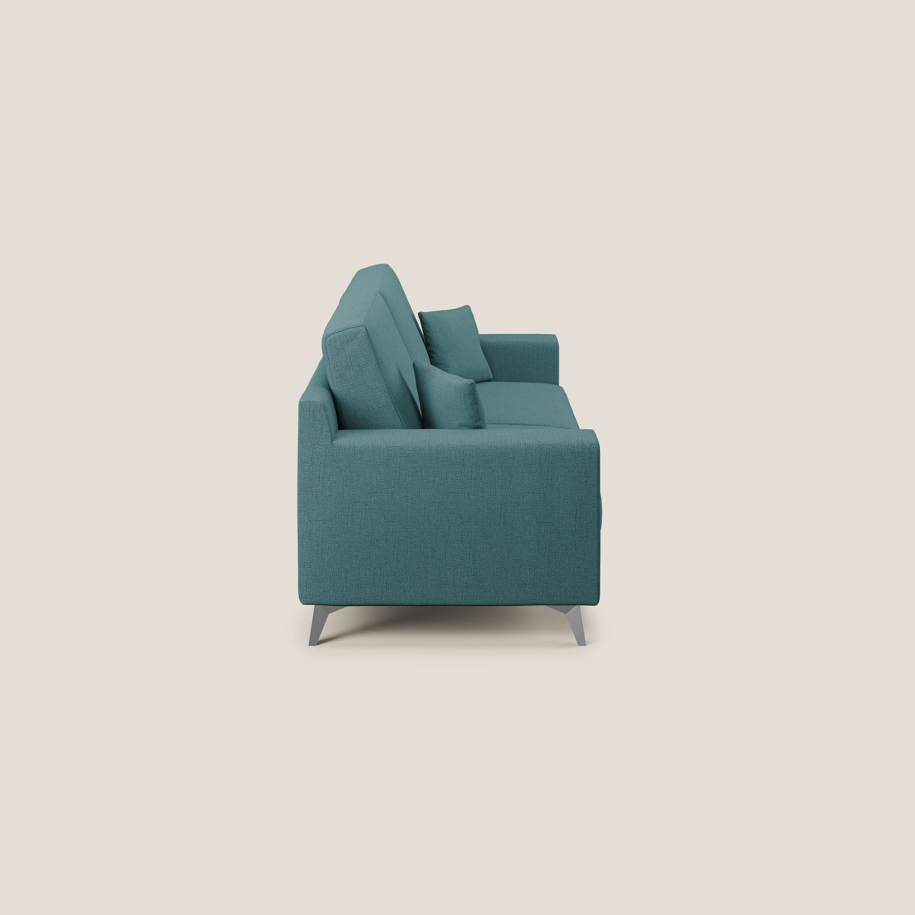 Michael Divano in tessuto impermeabile antimacchia T03 azzurro - divani.store