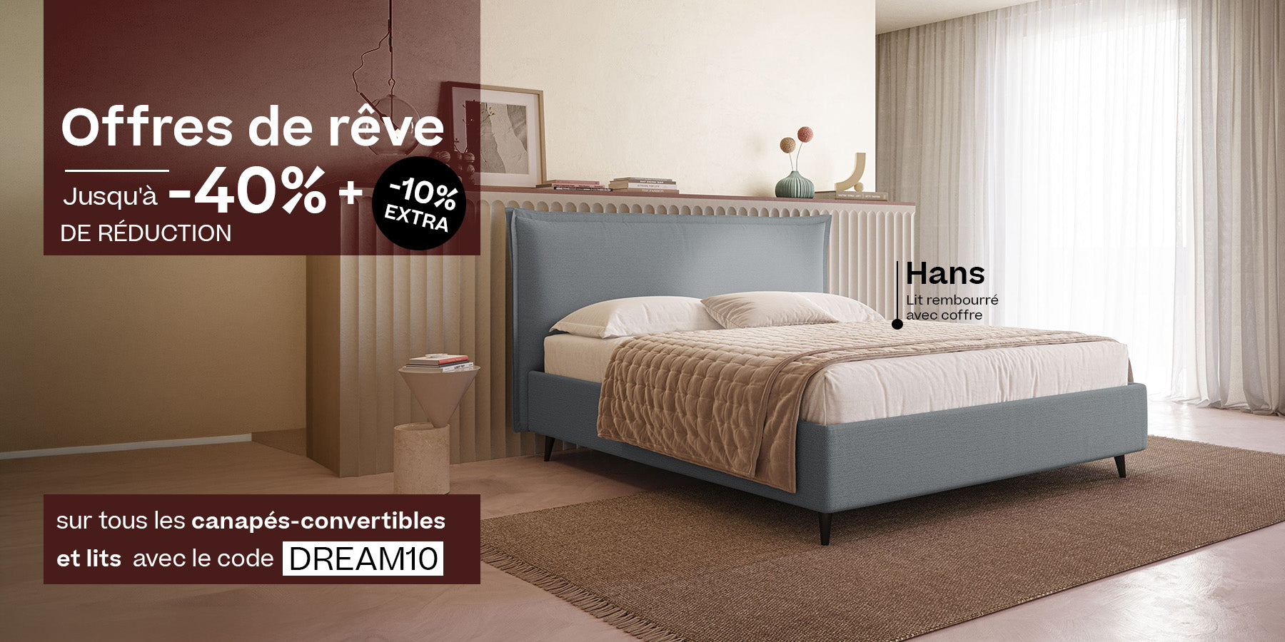 Offre sur canapes convertibles et lits