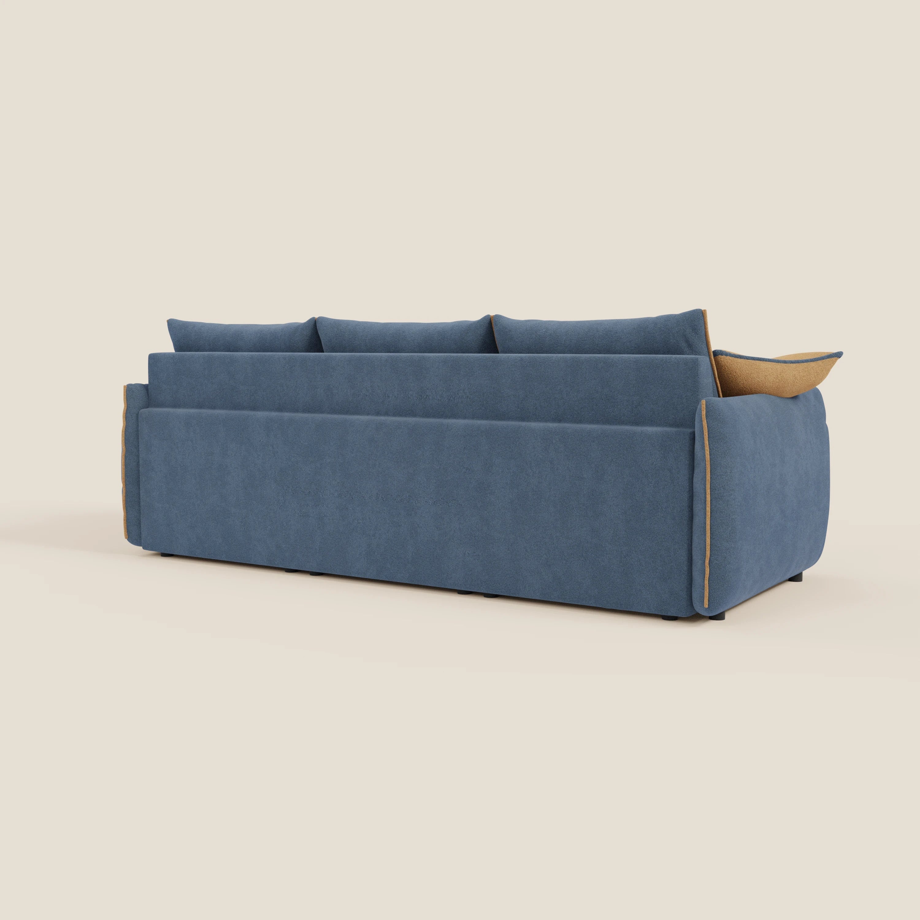 Flexar Canapé d'angle réversible avec assises coulissantes en bouclette douce imperméable T07