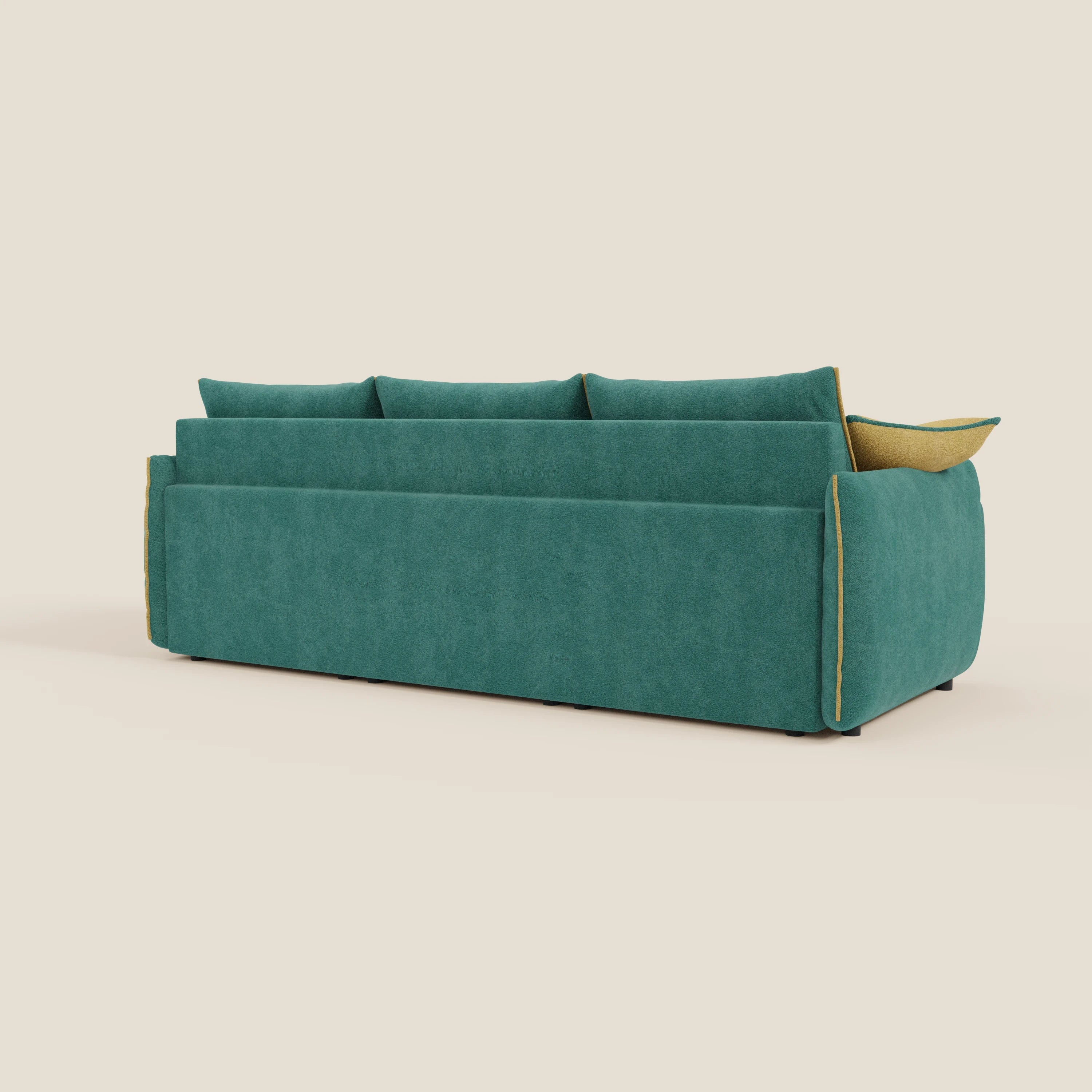 Flexar Canapé d'angle réversible avec assises coulissantes en bouclette douce imperméable T07