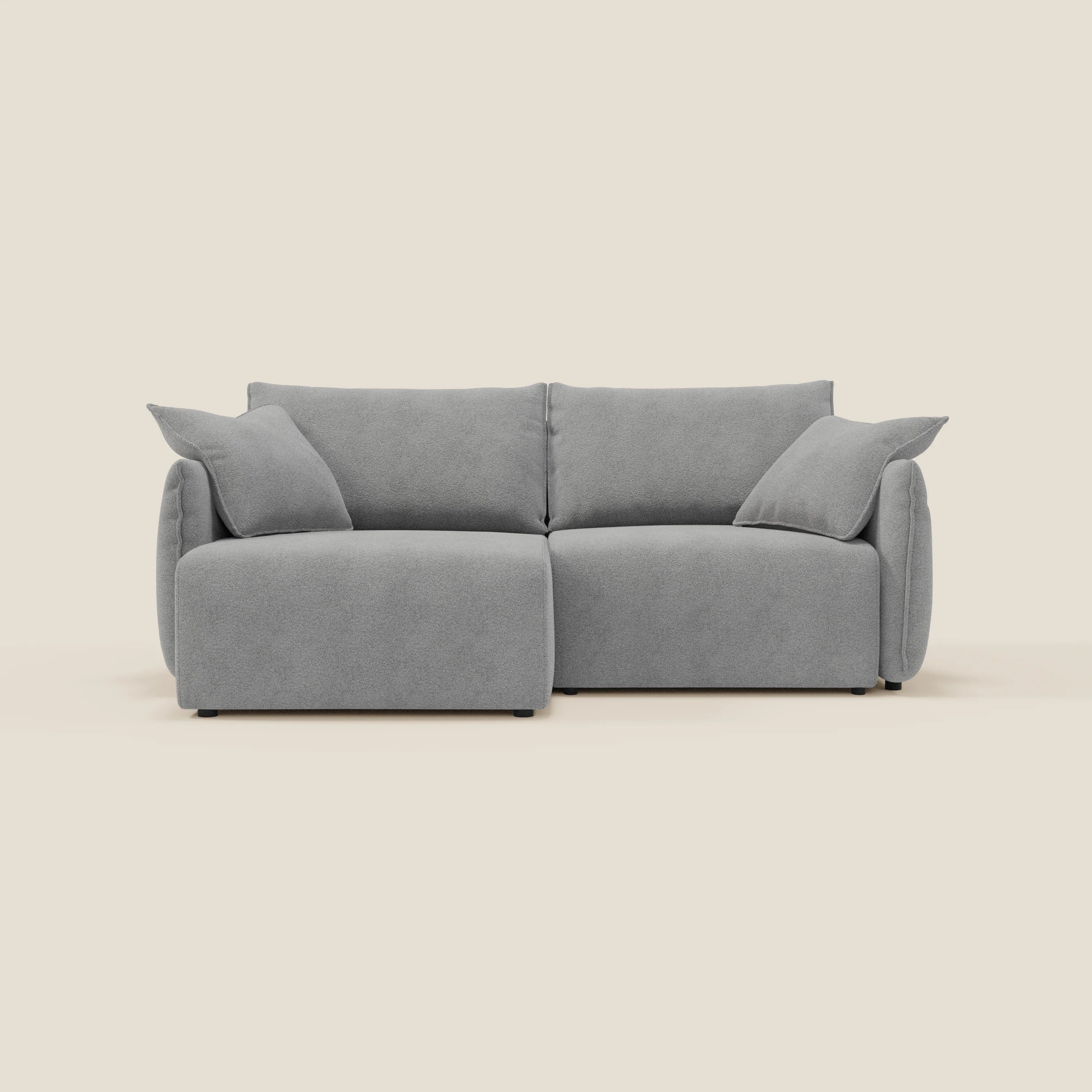 Flexar Canapé  avec assises coulissantes et dossier en duvet en bouclette douce et imperméable T07