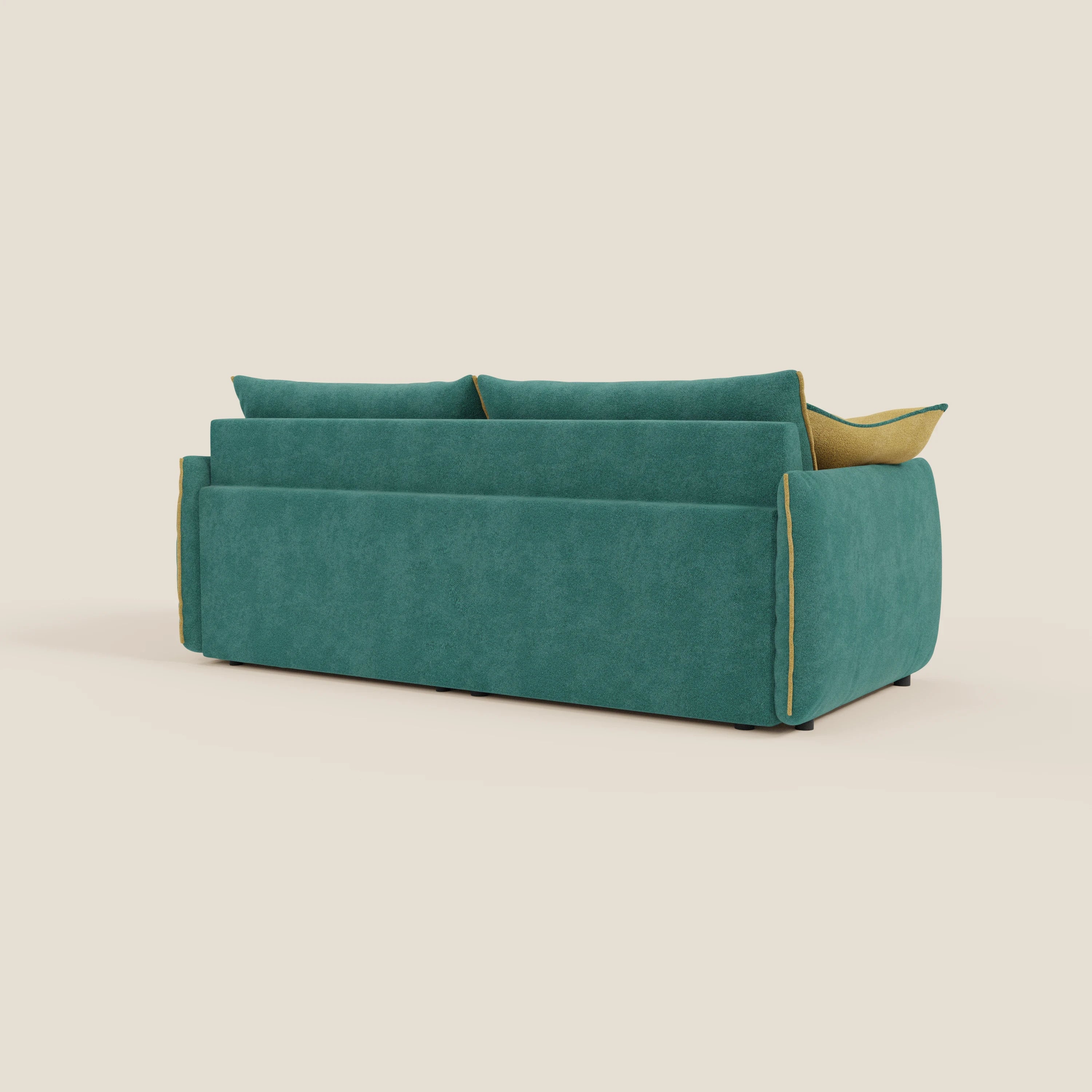 Flexar Canapé  avec assises coulissantes et dossier en duvet en bouclette douce et imperméable T07