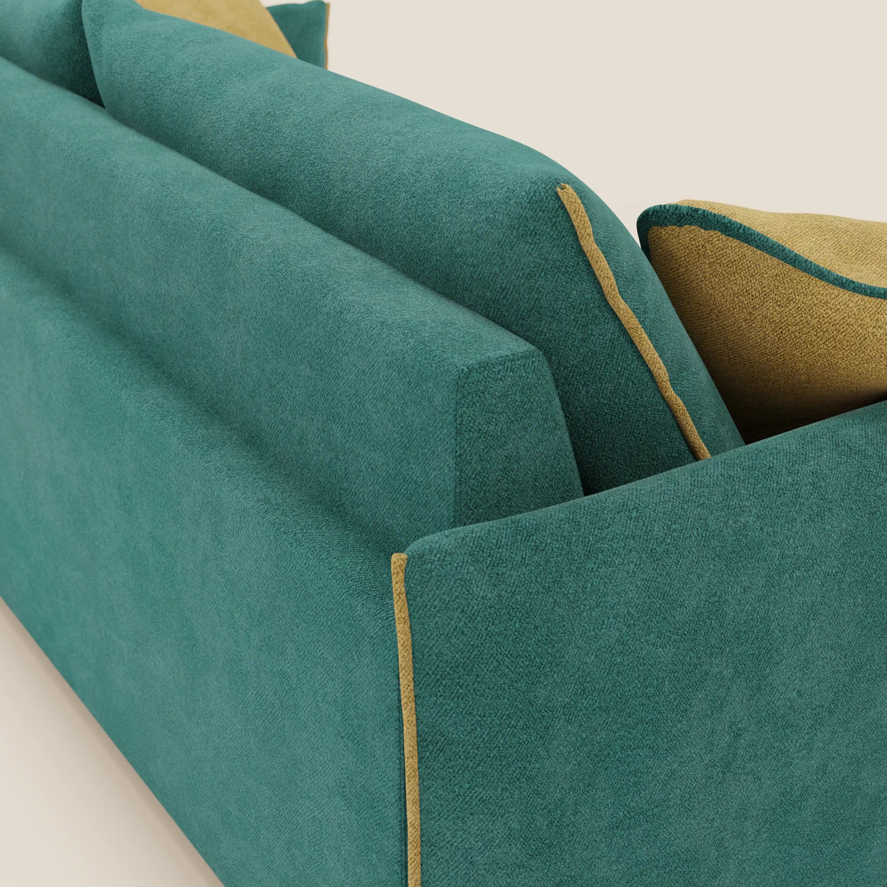Flexar Canapé  avec assises coulissantes et dossier en duvet en bouclette douce et imperméable T07