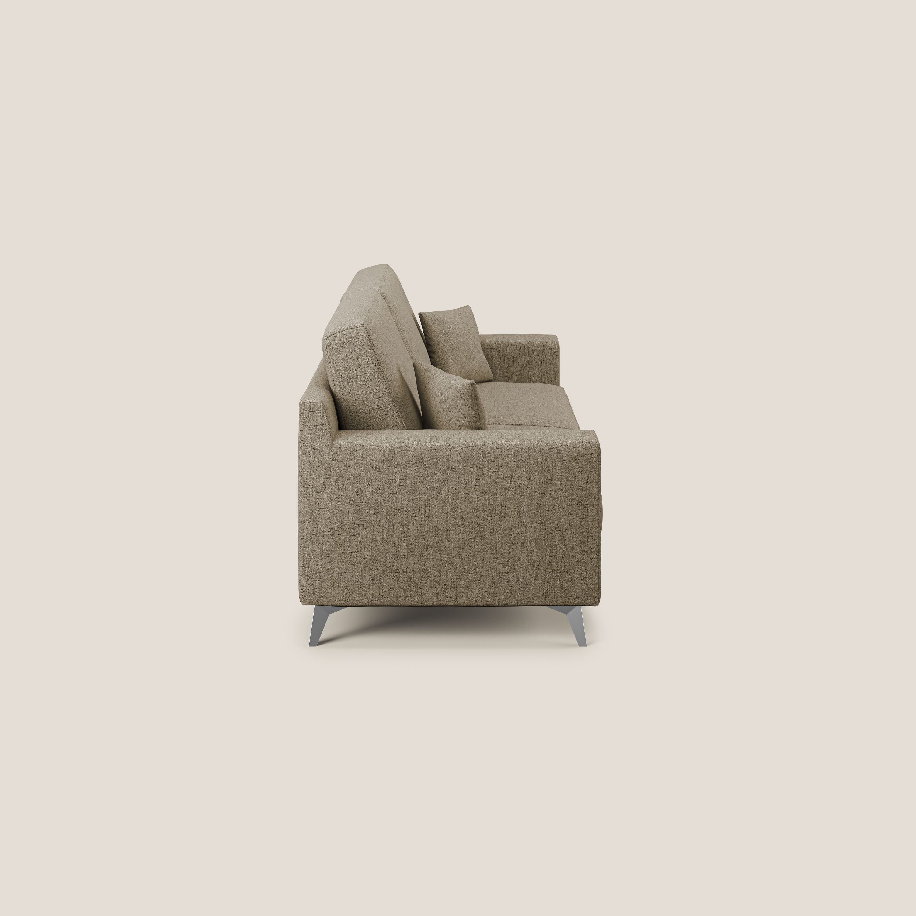 Michael Divano in tessuto impermeabile antimacchia T03 marrone - divani.store