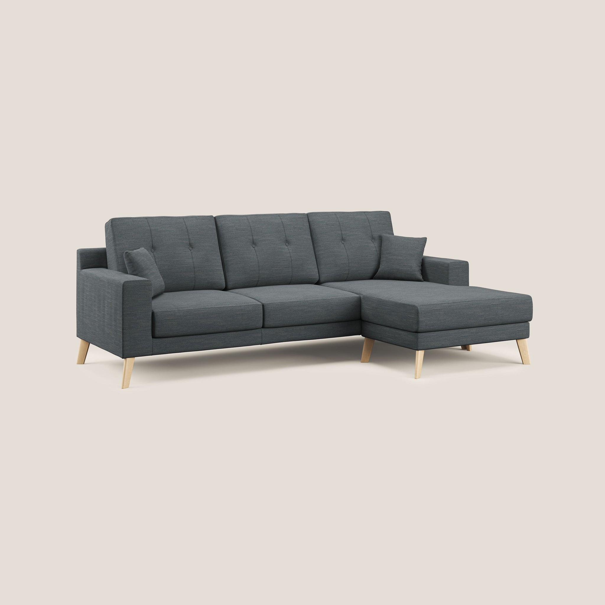 Danish canapé d'angle réversible en tissu écologique T10