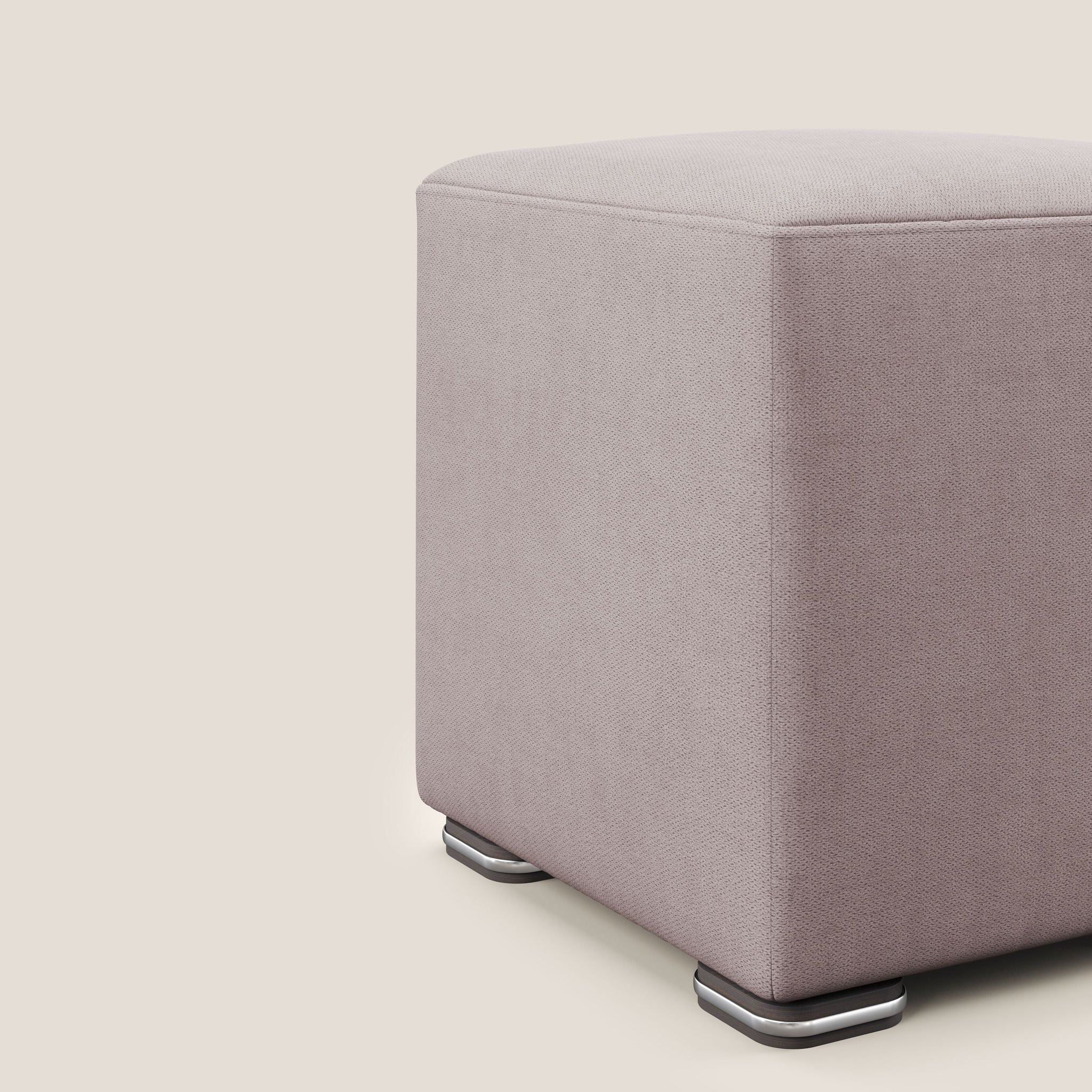 Cube pouf en tissu doux imperméable T02