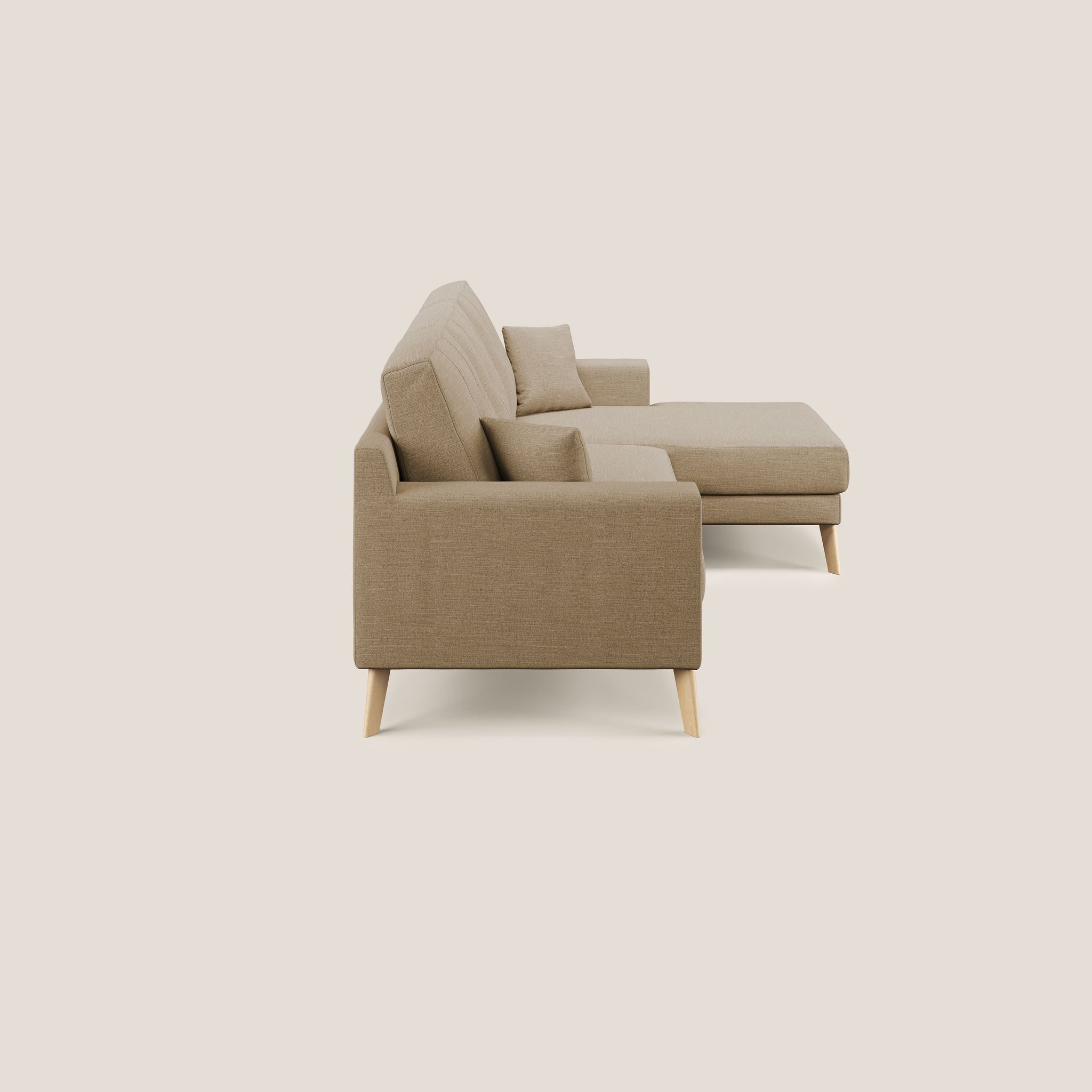 Danish canapé d'angle réversible en tissu écologique T10