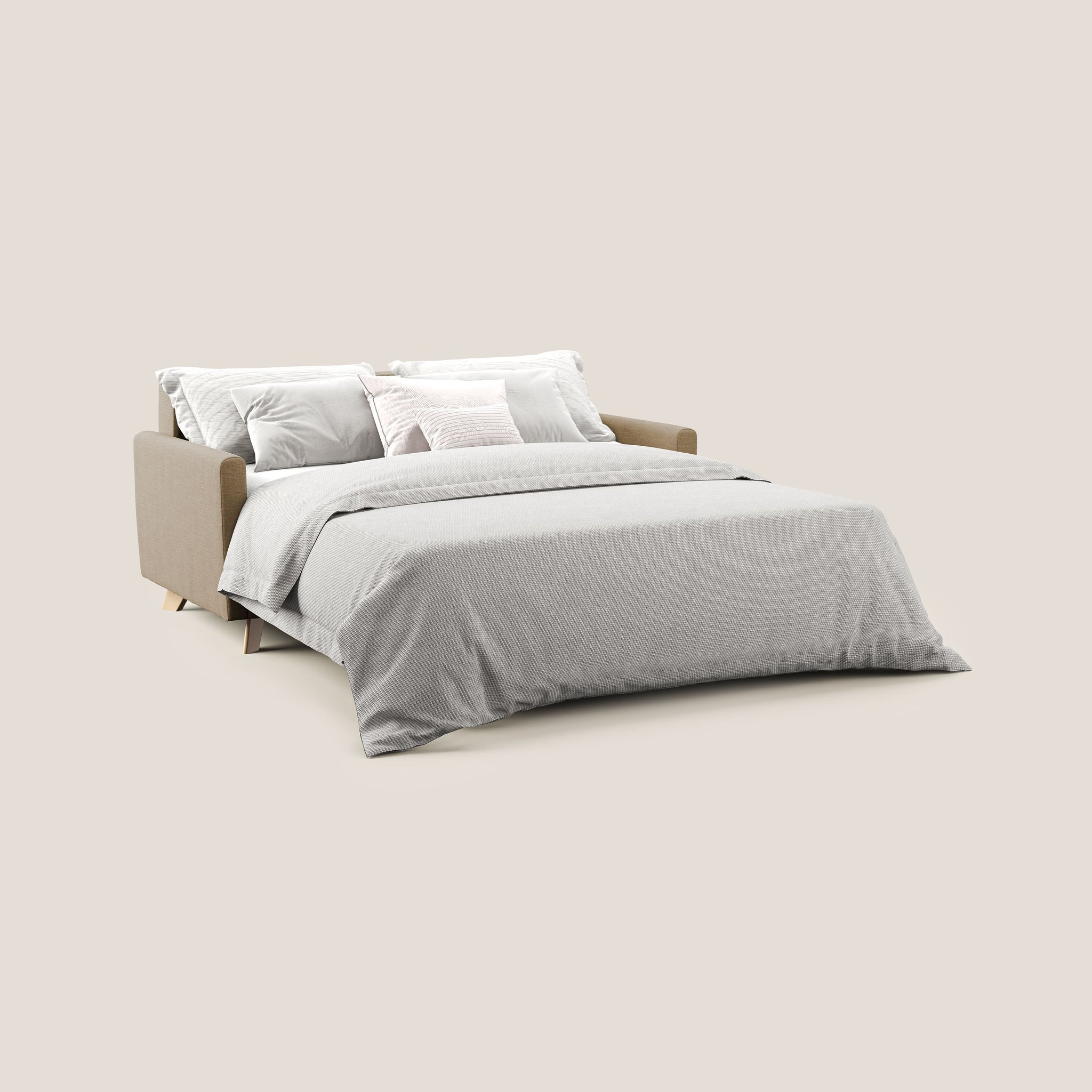 Edgar canapé lit convertible en tissu recyclé T10