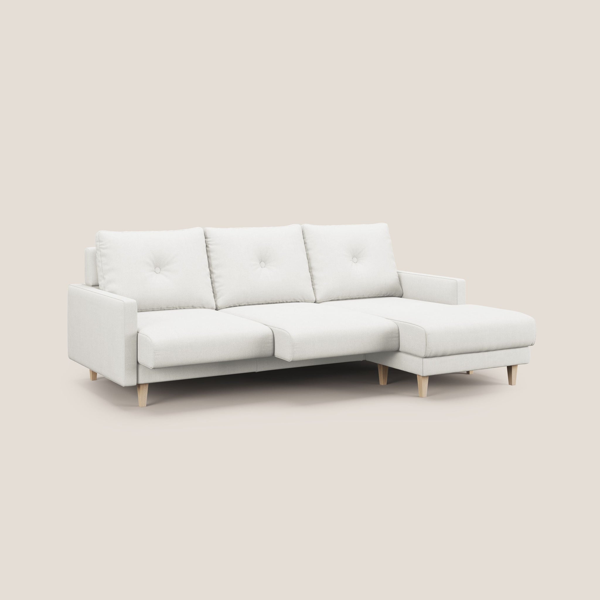 Matisse canapé d'ange avec assises coulissantes et dossier en duvet d'oie en tissu détachable T17