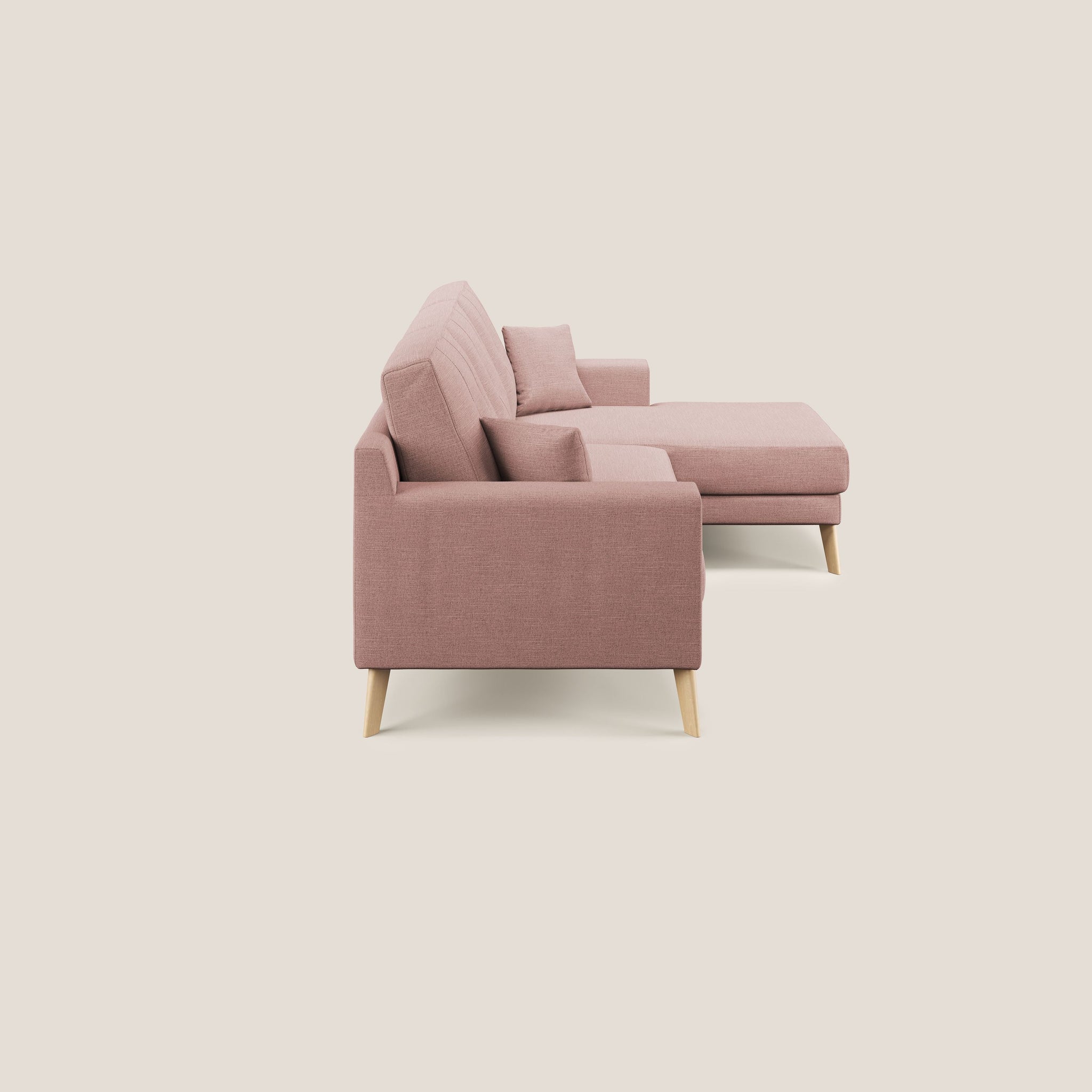 Danish canapé d'angle réversible en tissu écologique T10