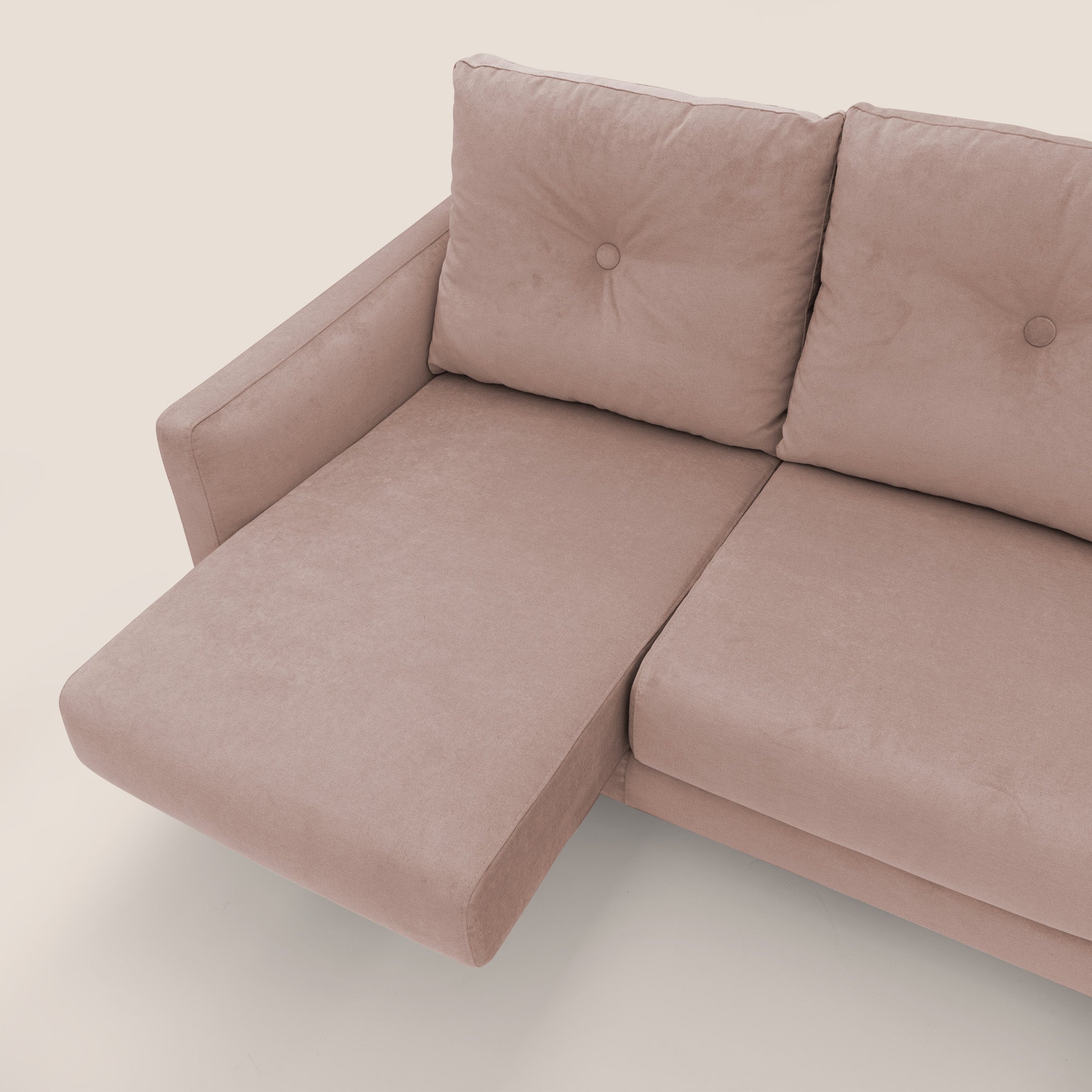 Matisse canapé 3 assises coulissantes et dossier en duvet d'oie en tissu détachable T17