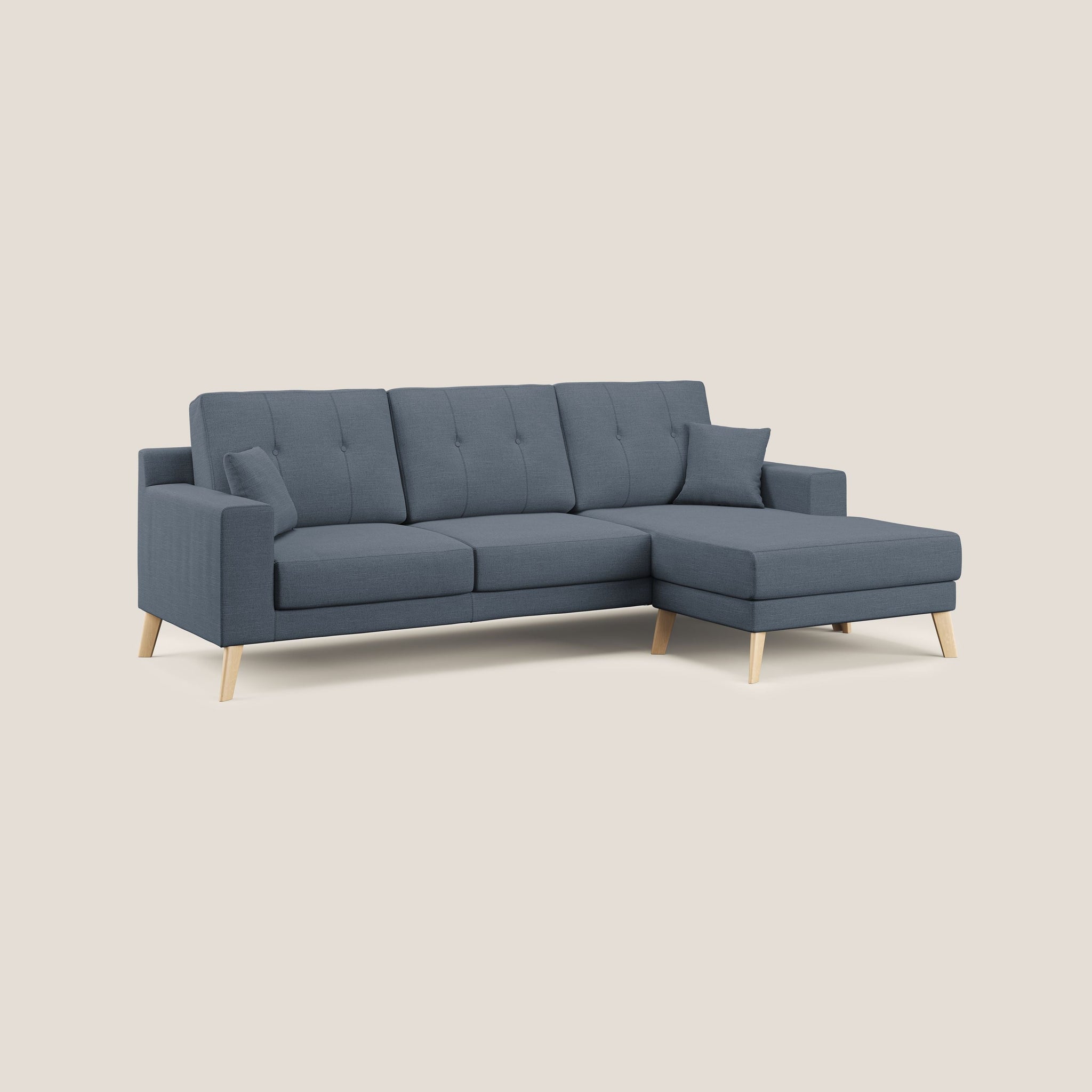 Danish canapé d'angle réversible en tissu écologique T10
