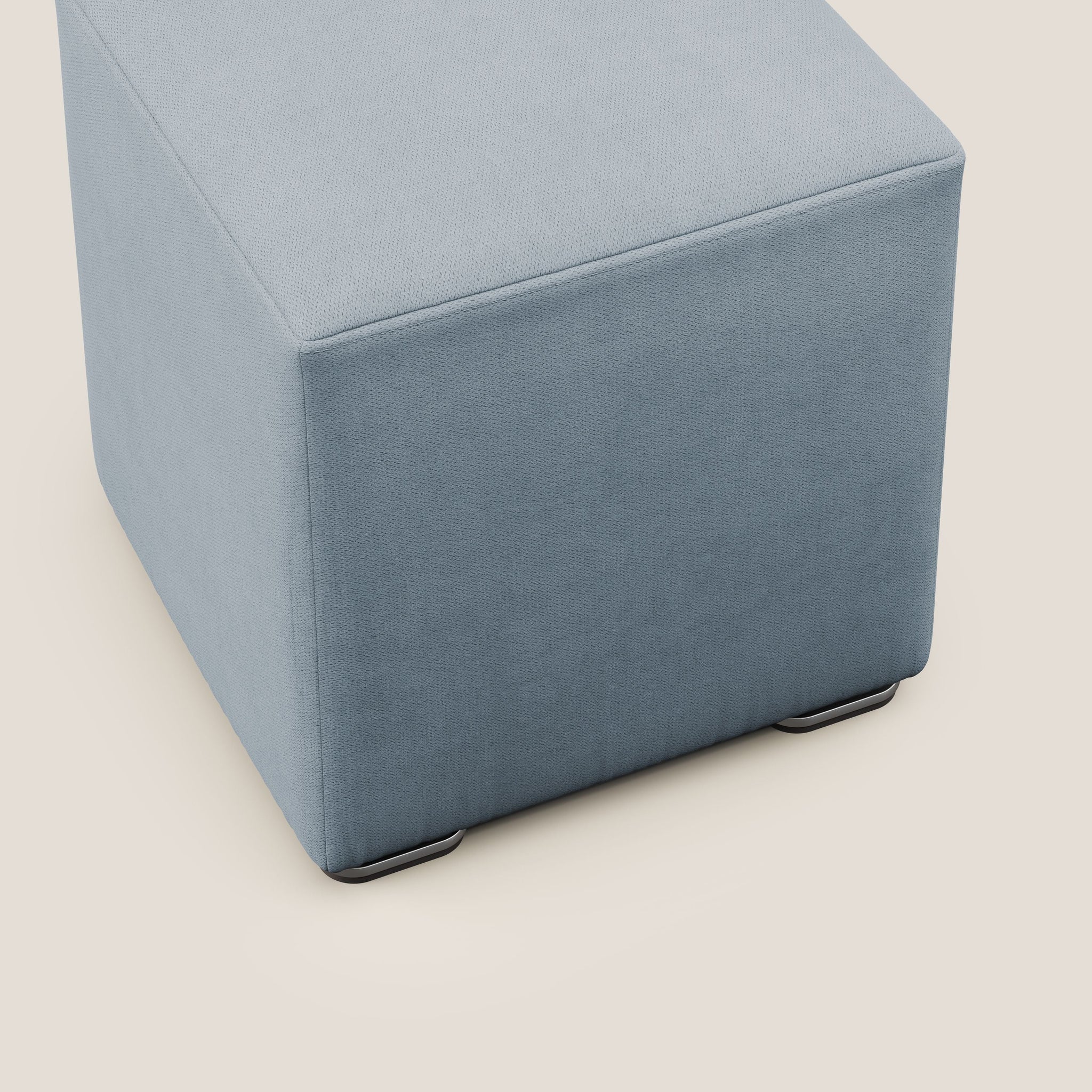 Cube pouf en tissu doux imperméable T02