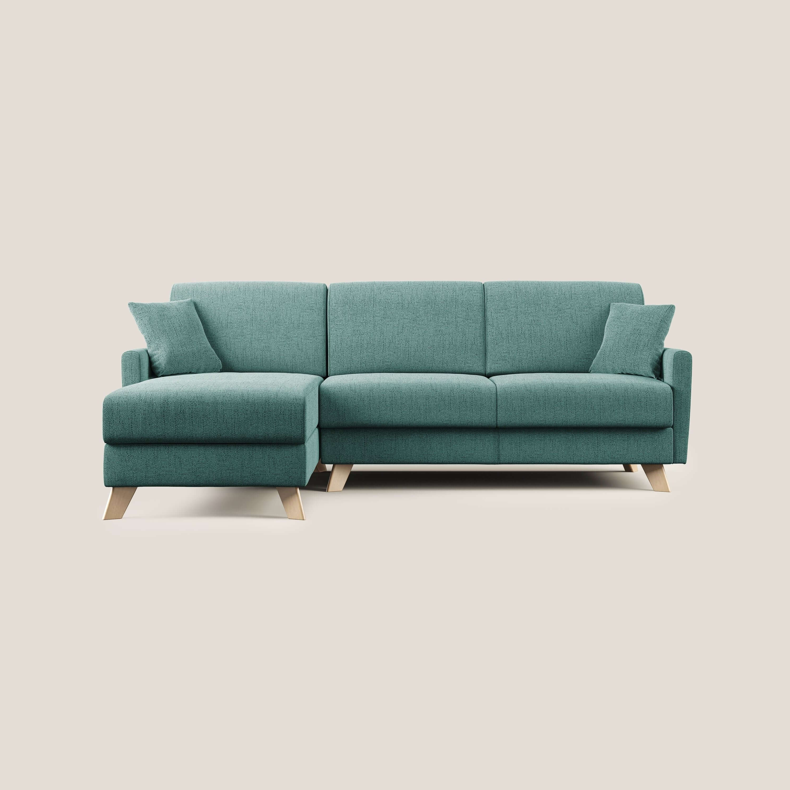 Edgar divano letto angolare in tessuto felis impermeabile T03 - divani.store