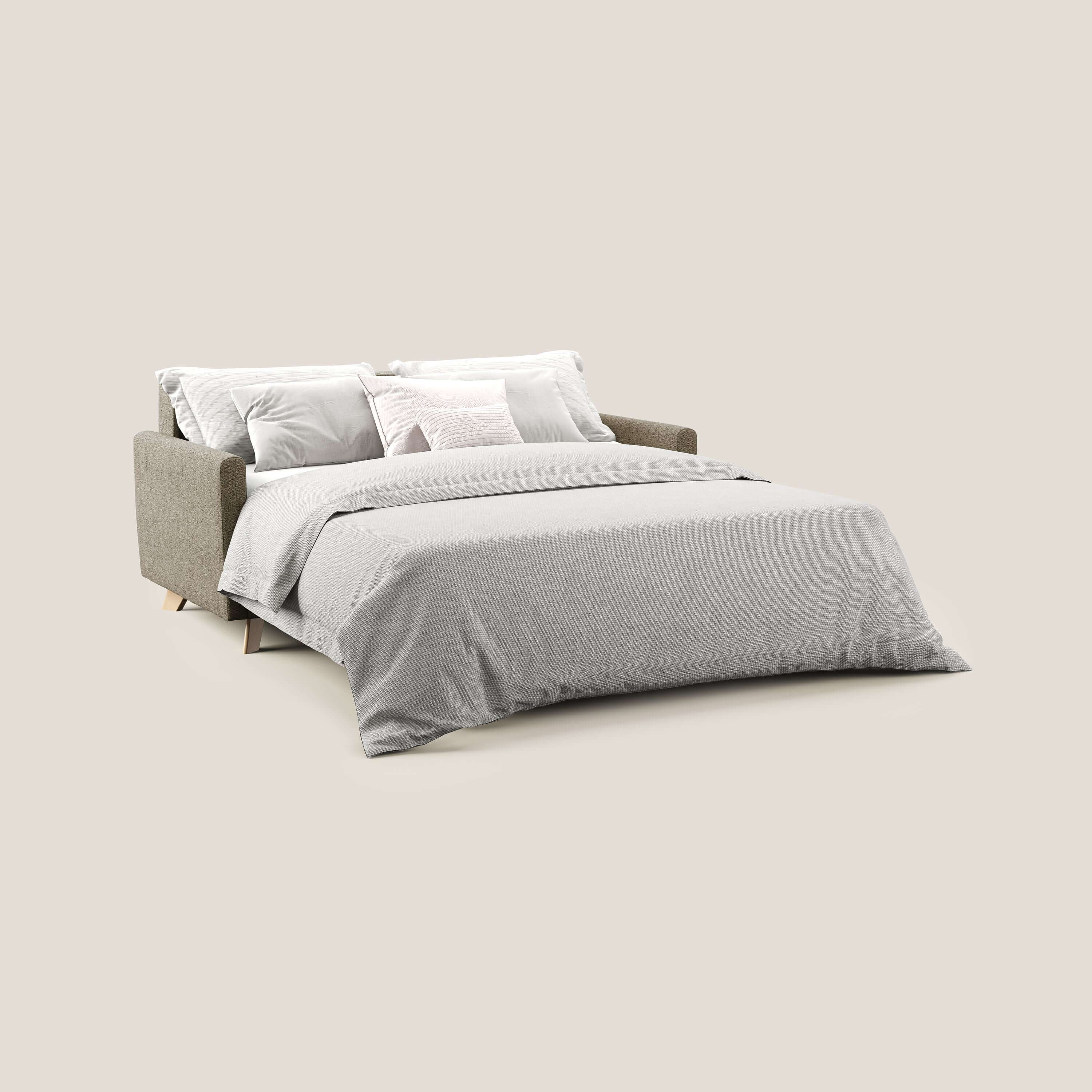 Edgar divano letto matrimoniale in tessuto felis impermeabile T03 - divani.store