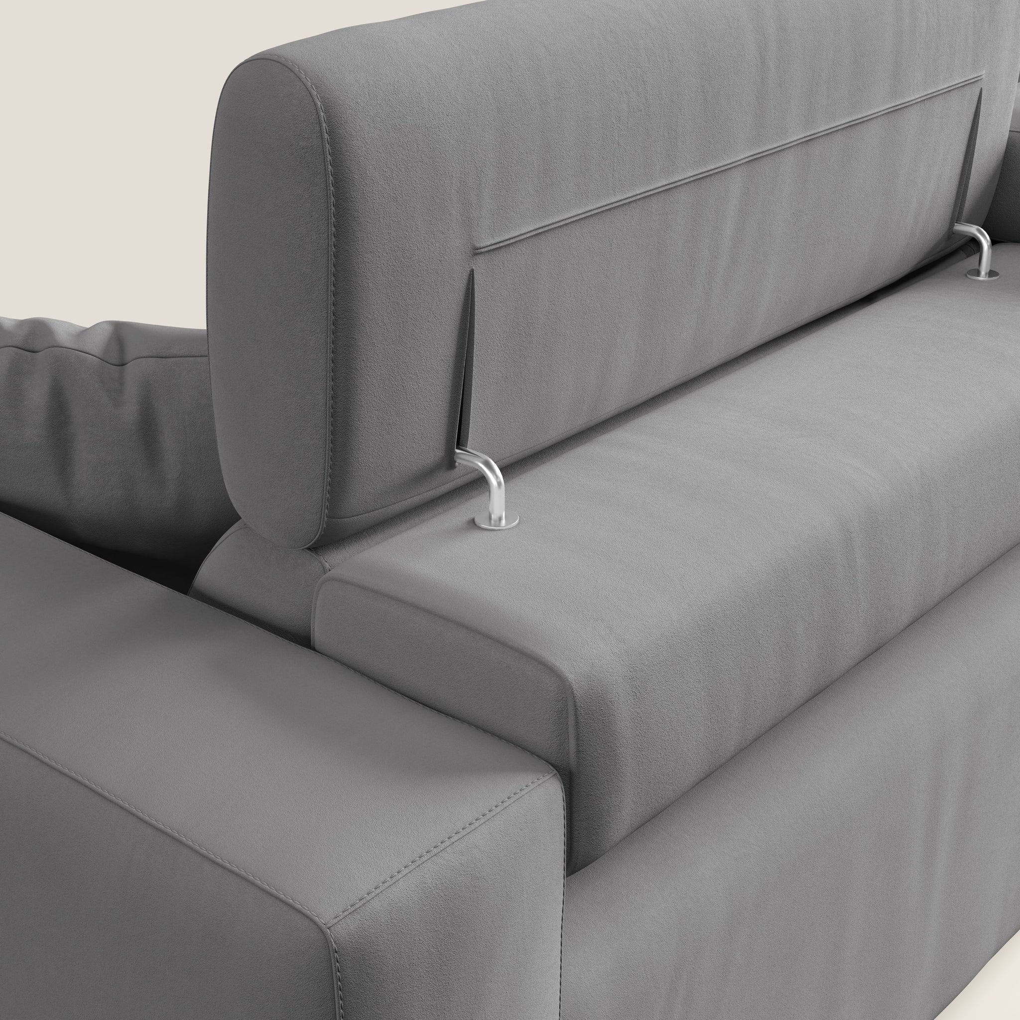 Orwell canapé avec assise extractible en microfibre détachable T11