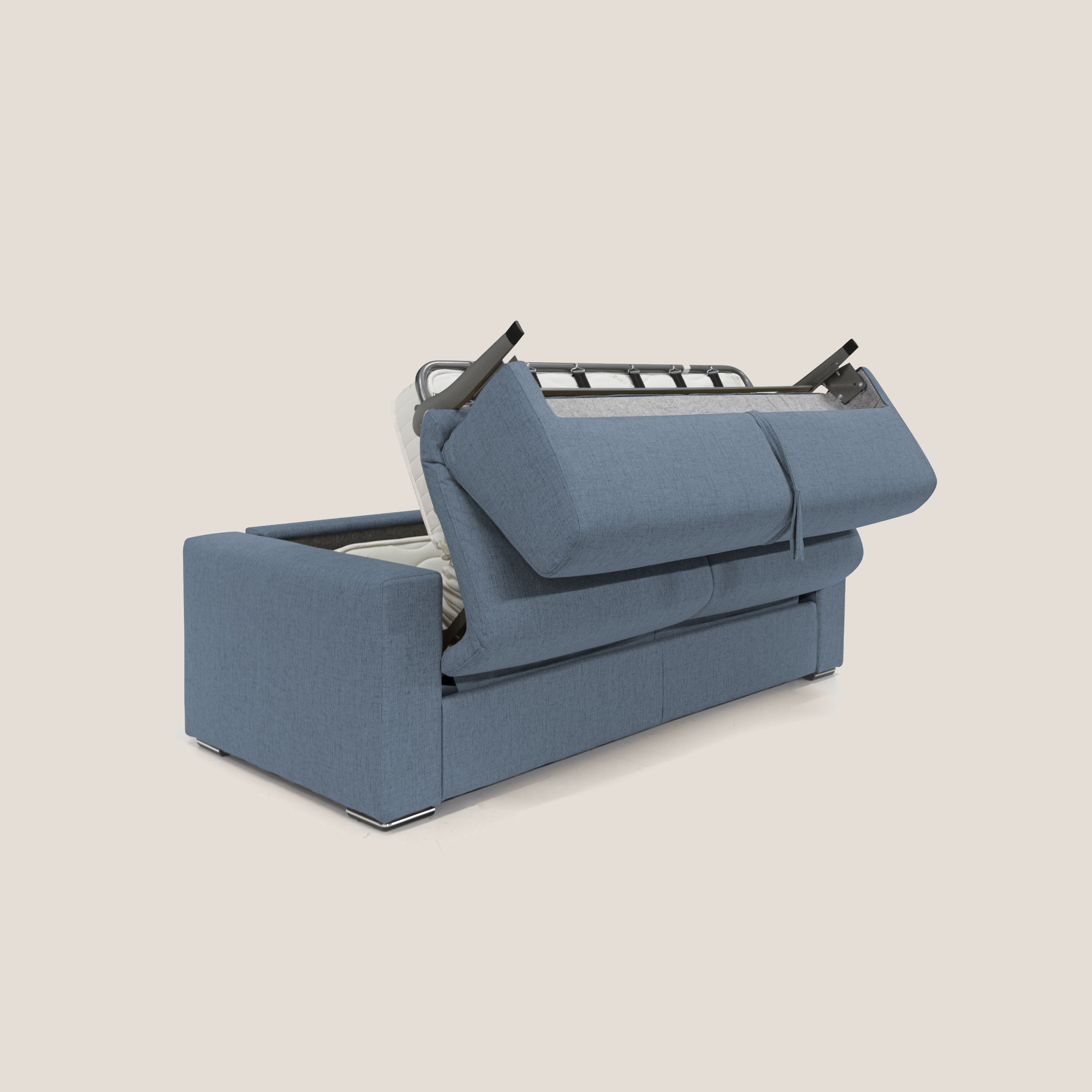 Nixon - Canapé convertible avec matelas 20 cm en tissu imperméable - Vue supplémentaire 1