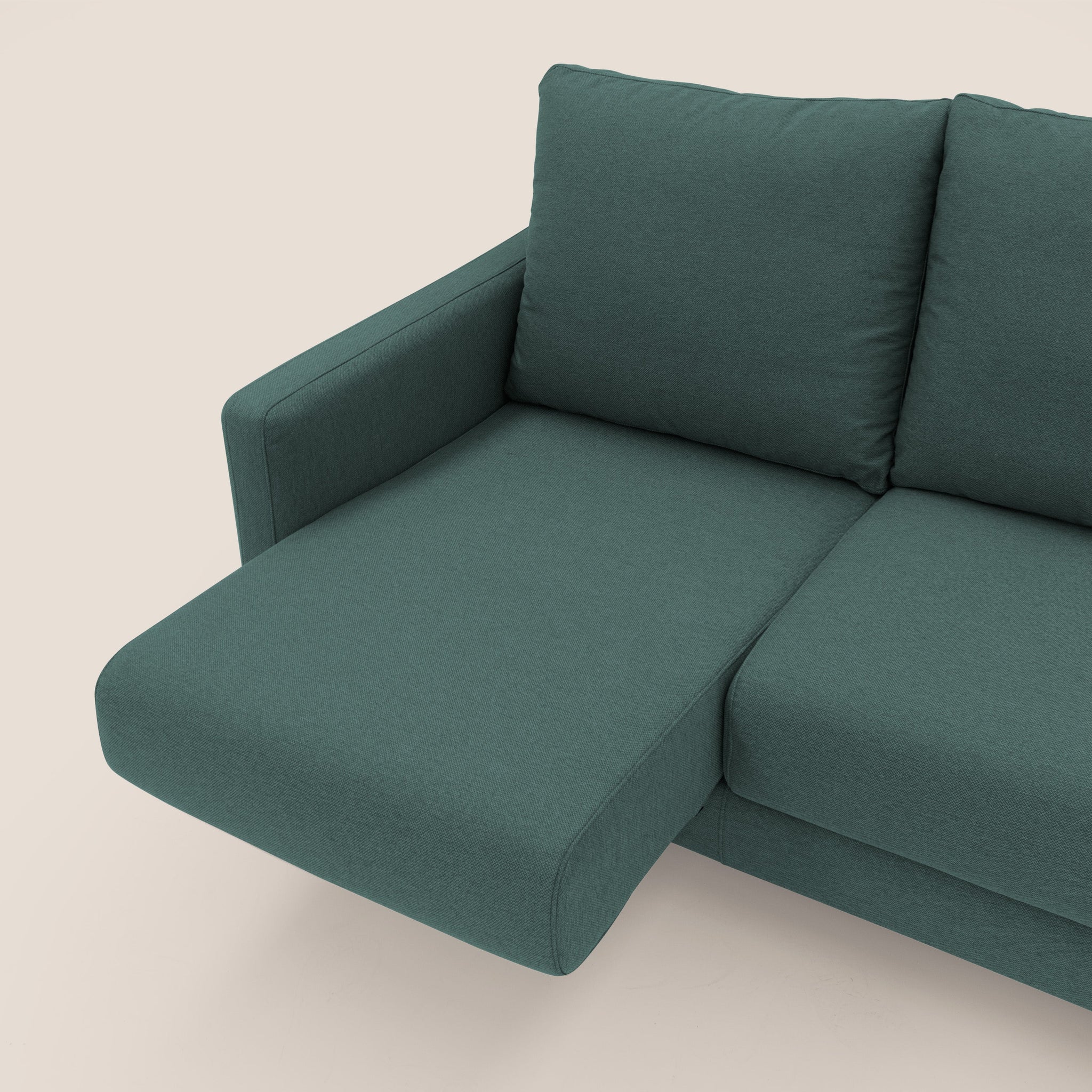 klimt canapé d'angle avec assises coulissantes en tissu dous détachable T05