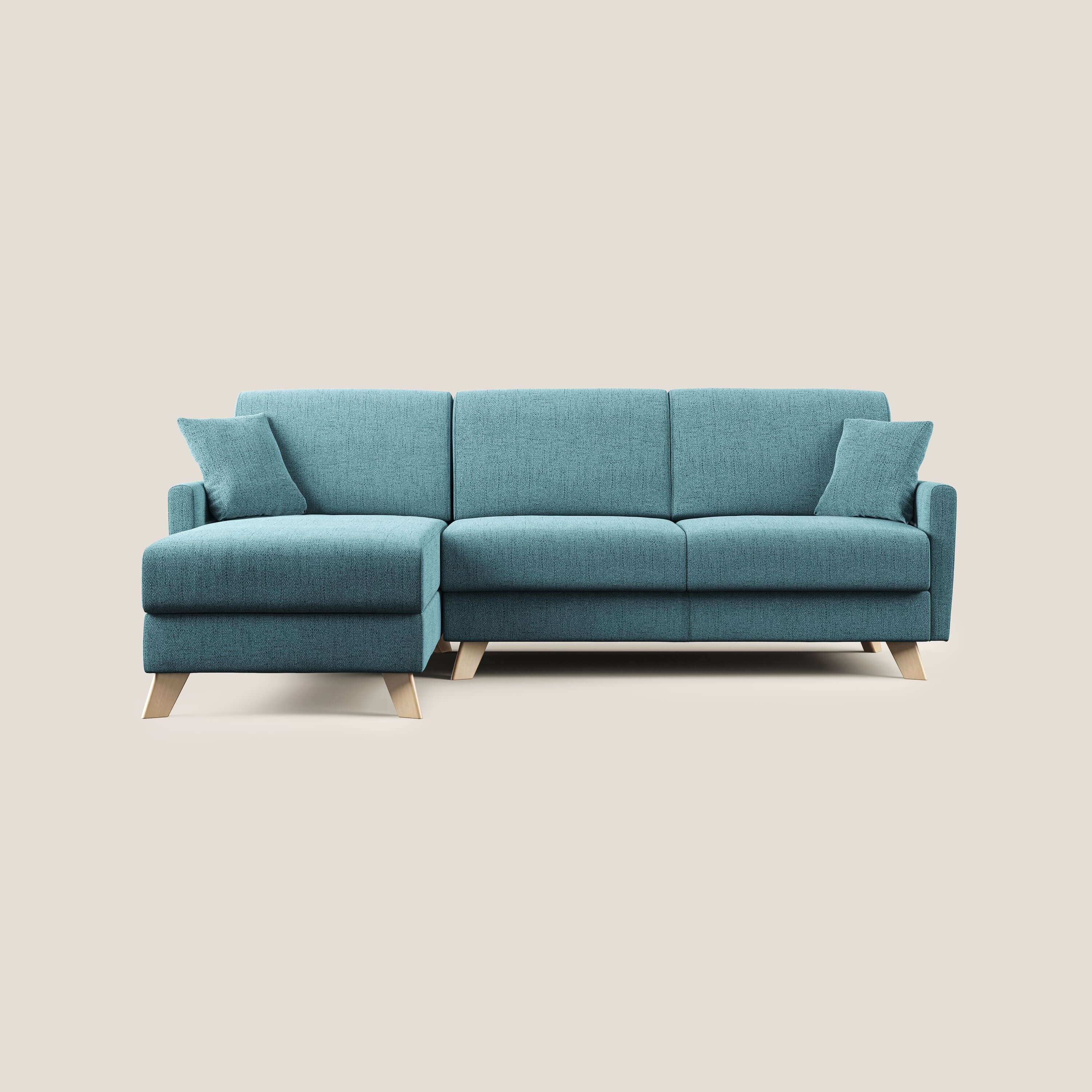 Edgar divano letto angolare in tessuto felis impermeabile T03 - divani.store
