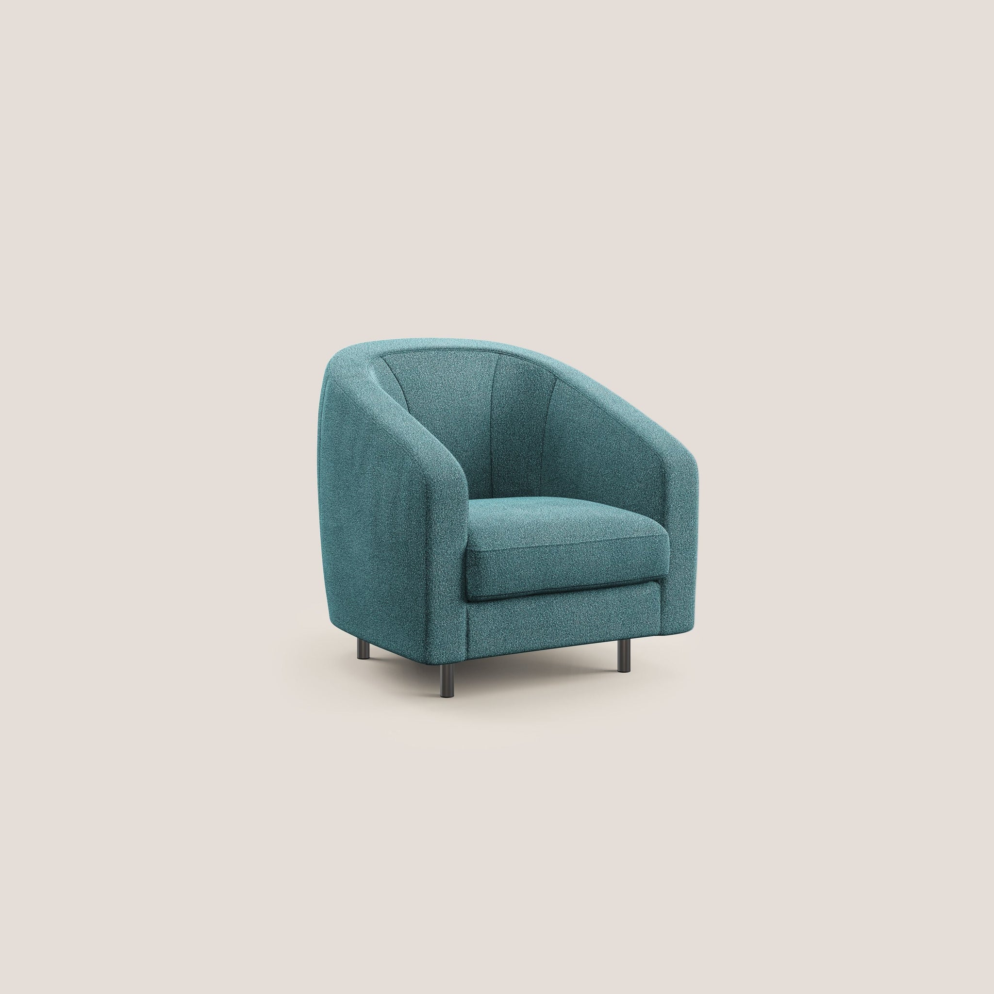 Pandora Fauteuil en tissu bouclé doux et imperméable T07