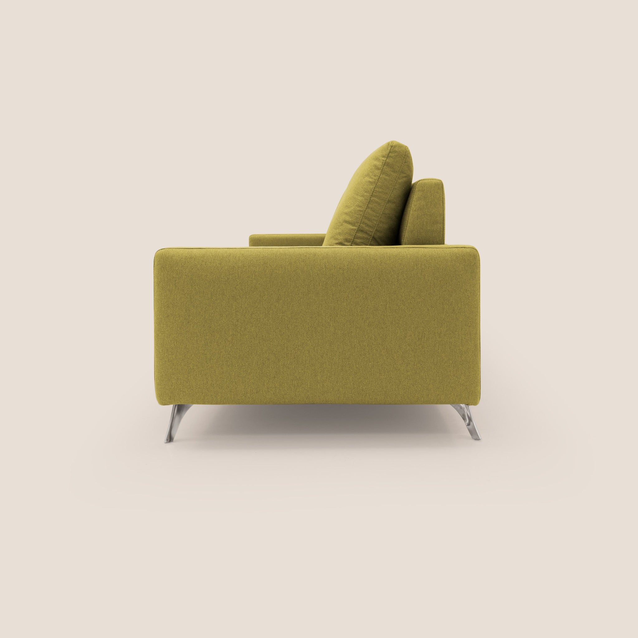 Klimt canapé 3 assises coulissantes et dossier en duvet d'oie en tissu détachable T05