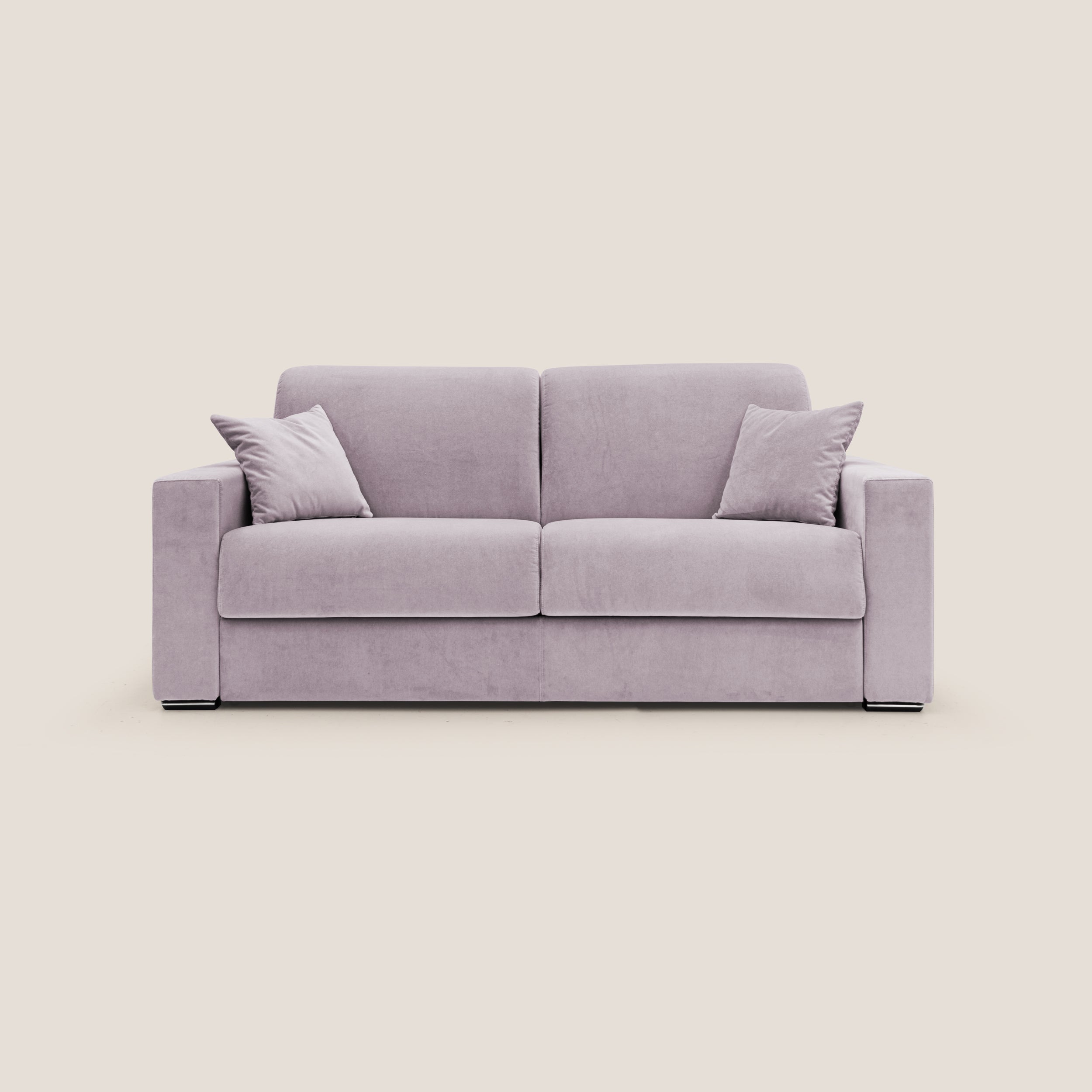 Venere - canapé lit convertible en velours LUXURY imperméable