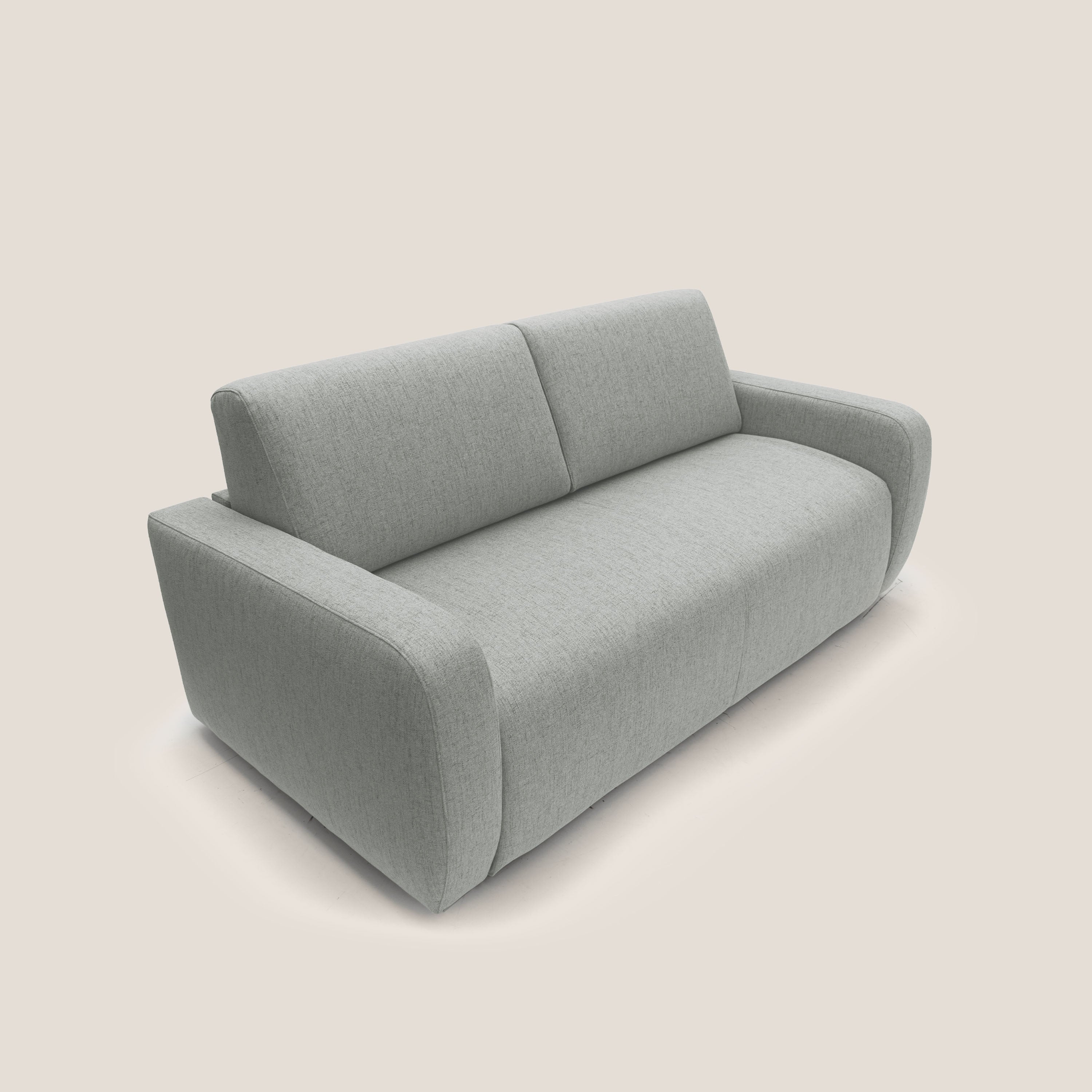 Duna Divano letto matrimoniale con materasso 20 cm in tessuto impermeabile T03 - divani.store