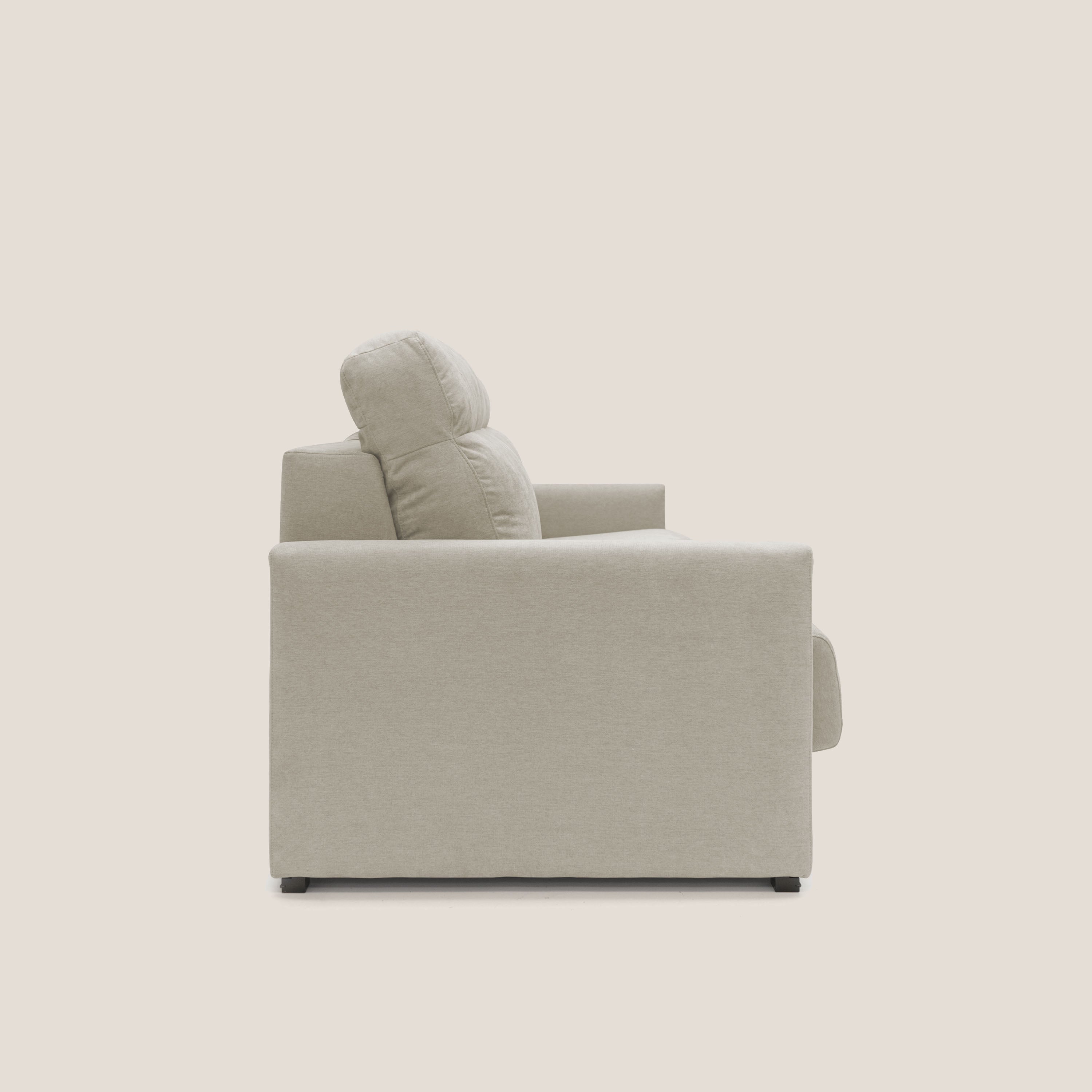 Margot - canapé convertible au dossier haut et moelleux en tissu doux imperméable - Vue supplémentaire 2