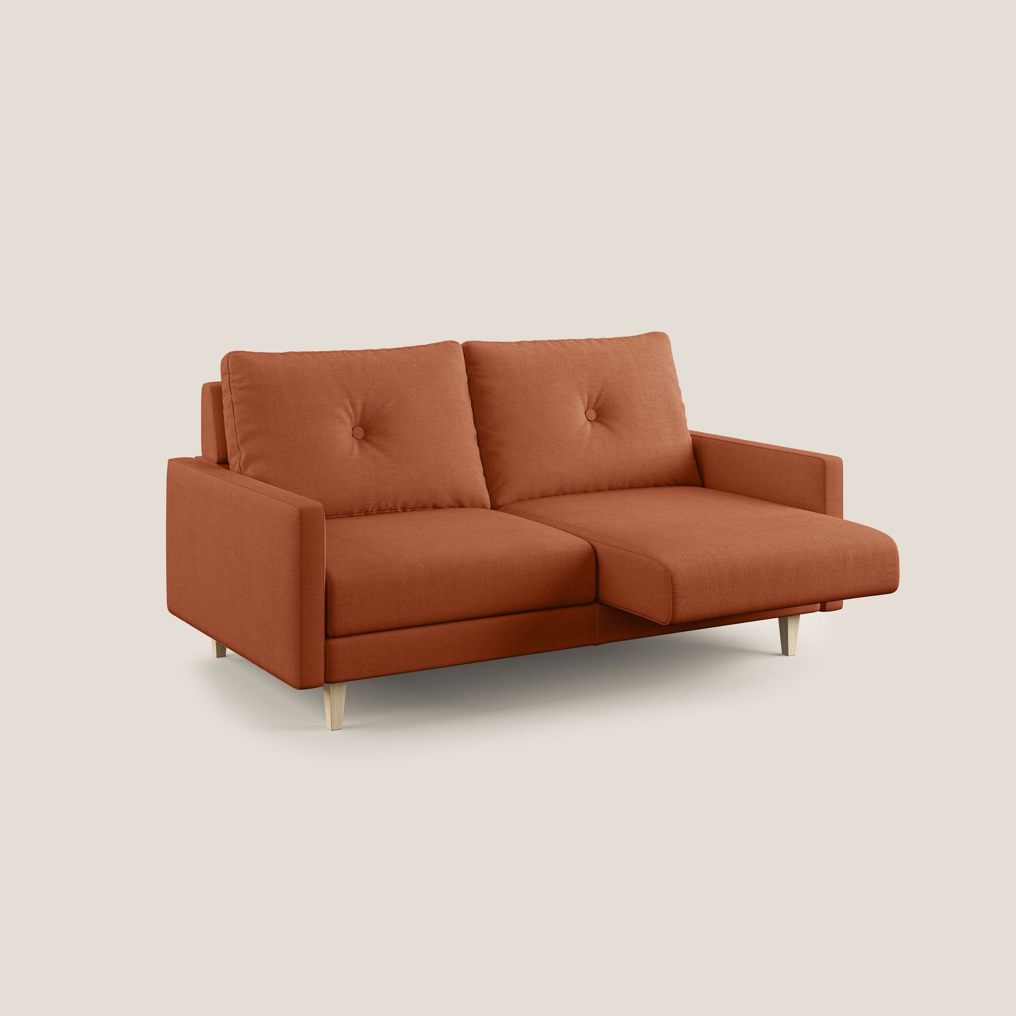 Matisse canapé avec assises coulissantes et dossier en duvet d'oie en tissu détachable T17