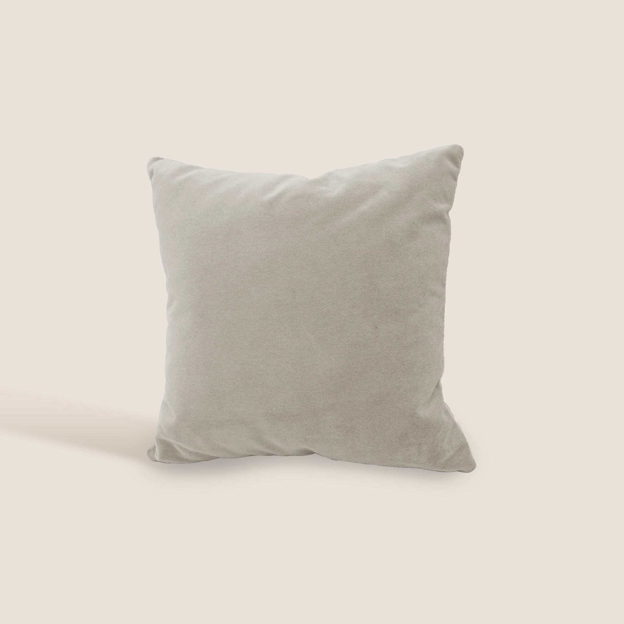 Luxury cuscino quadrato in velluto misto cotone disponibile in diversi colori - divani.store