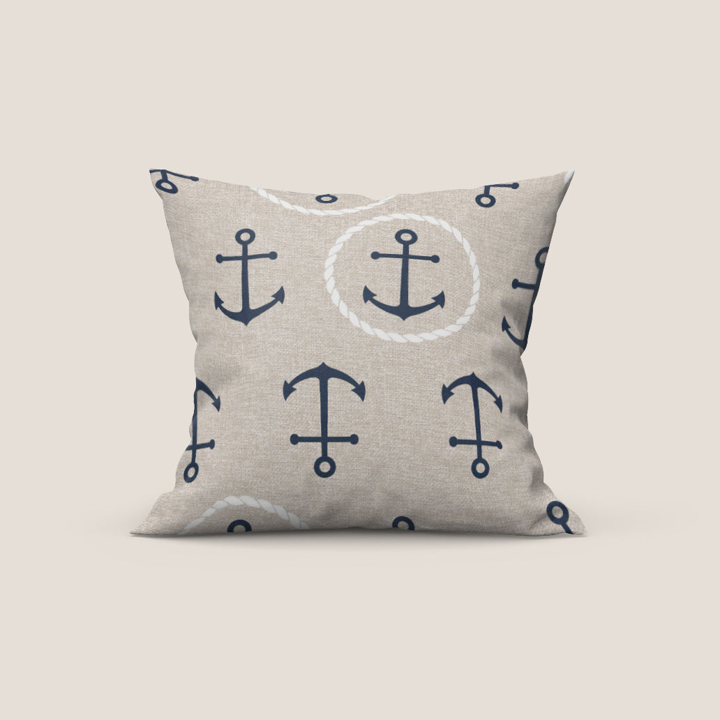 Nautilus collezione di cuscini in varie fantasie stile marino in tessuto impermeabile - divani.store